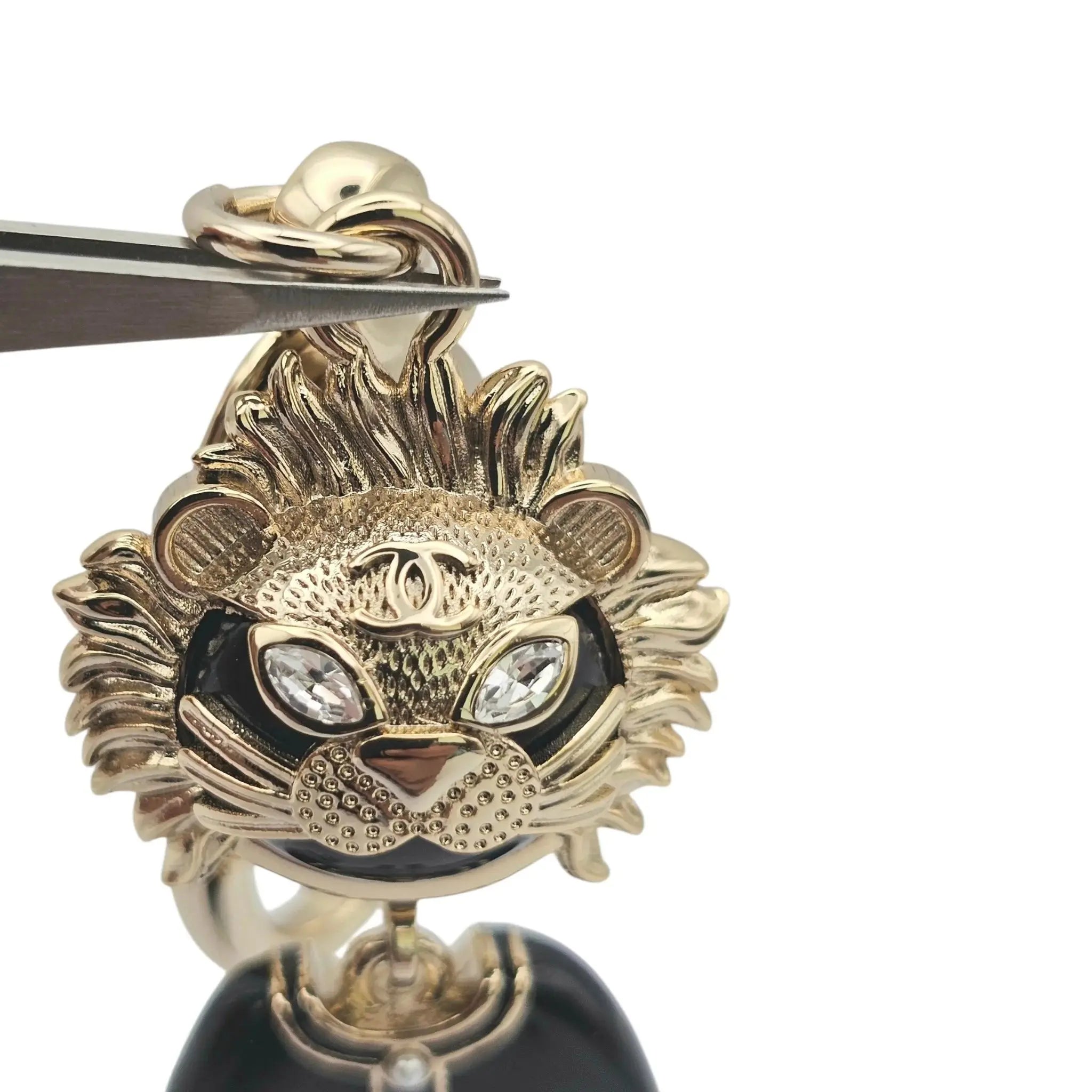 Chanel CC Coco Lion Bag Charm Key Chain CHANEL