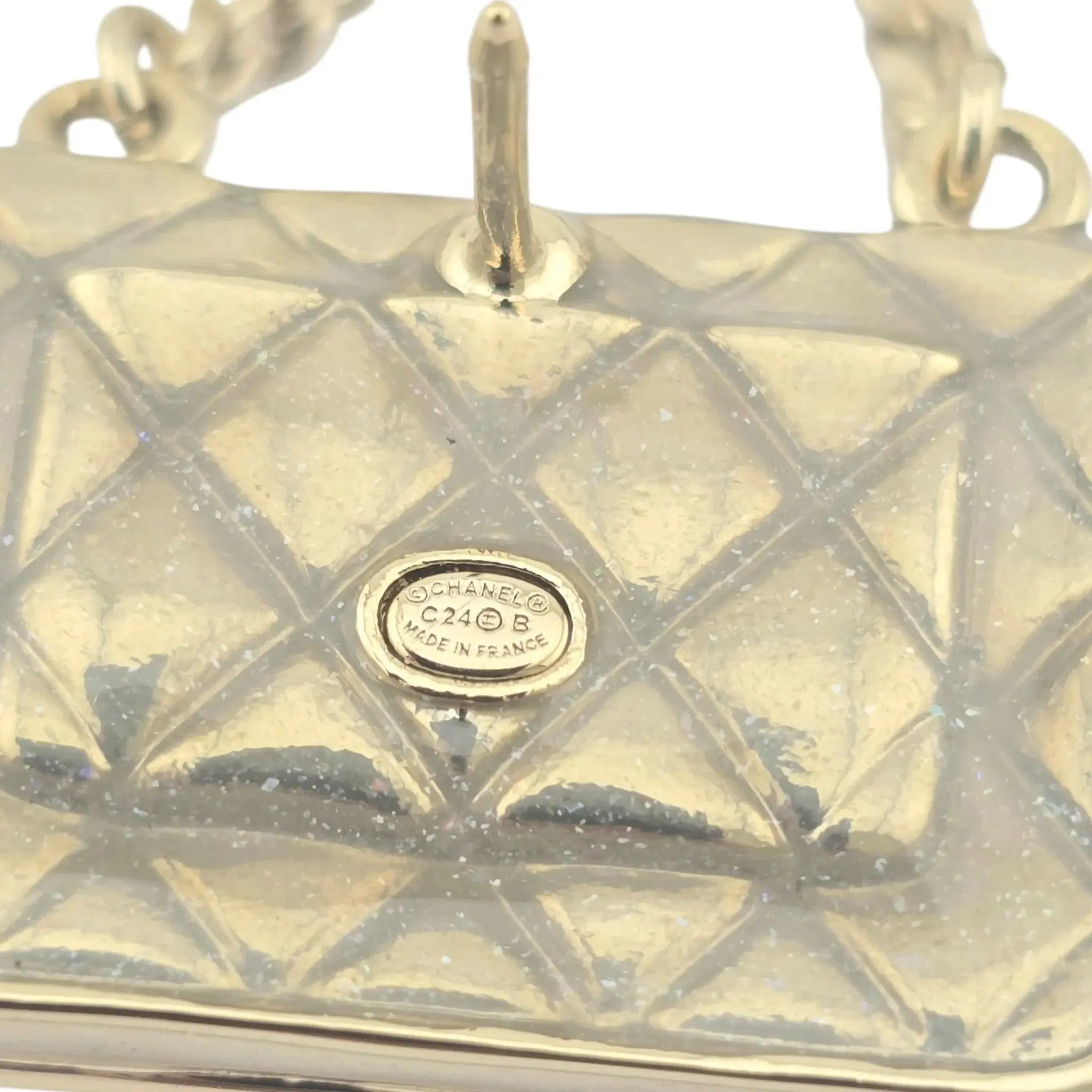 Chanel CC Matelasse Bag Pin Brooch 2024 CHANEL