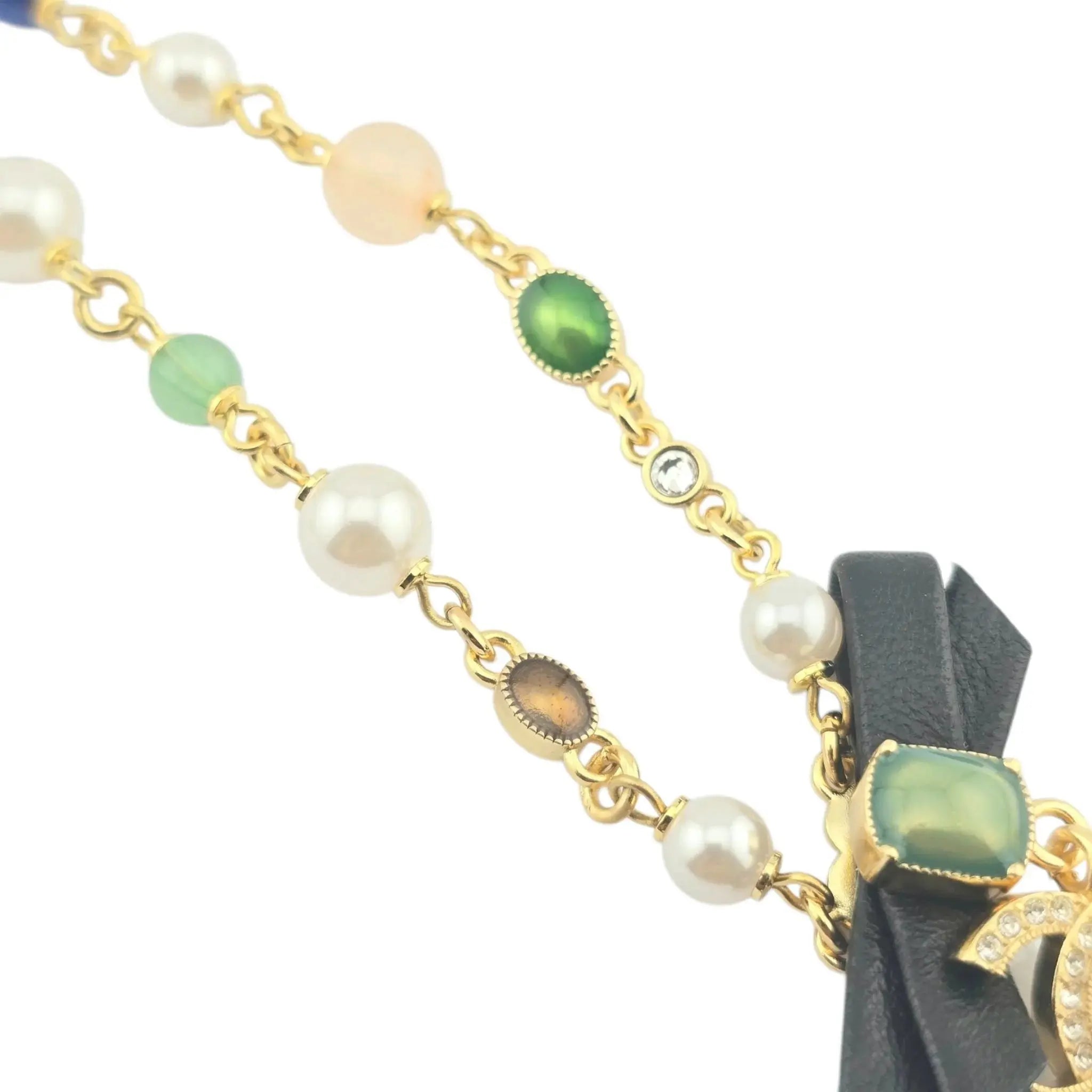 Chanel CC Faux Pearl Necklace 2024 CHANEL