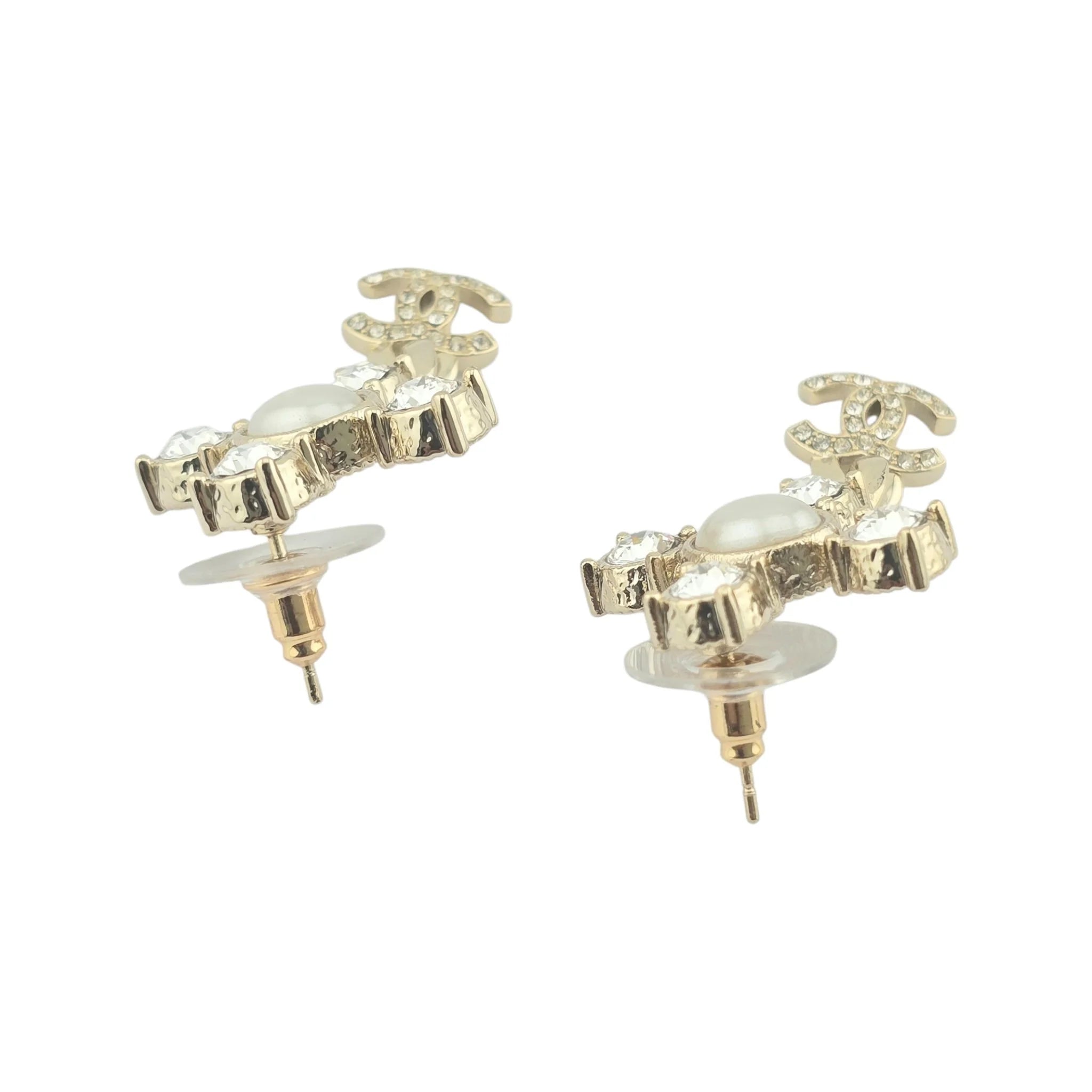 Chanel CC Cross Crystal Earrings 2021 CHANEL
