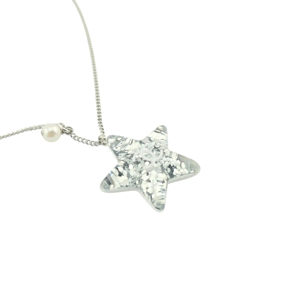 Chanel CC Resin Star Pendant Necklace 2025 CHANEL