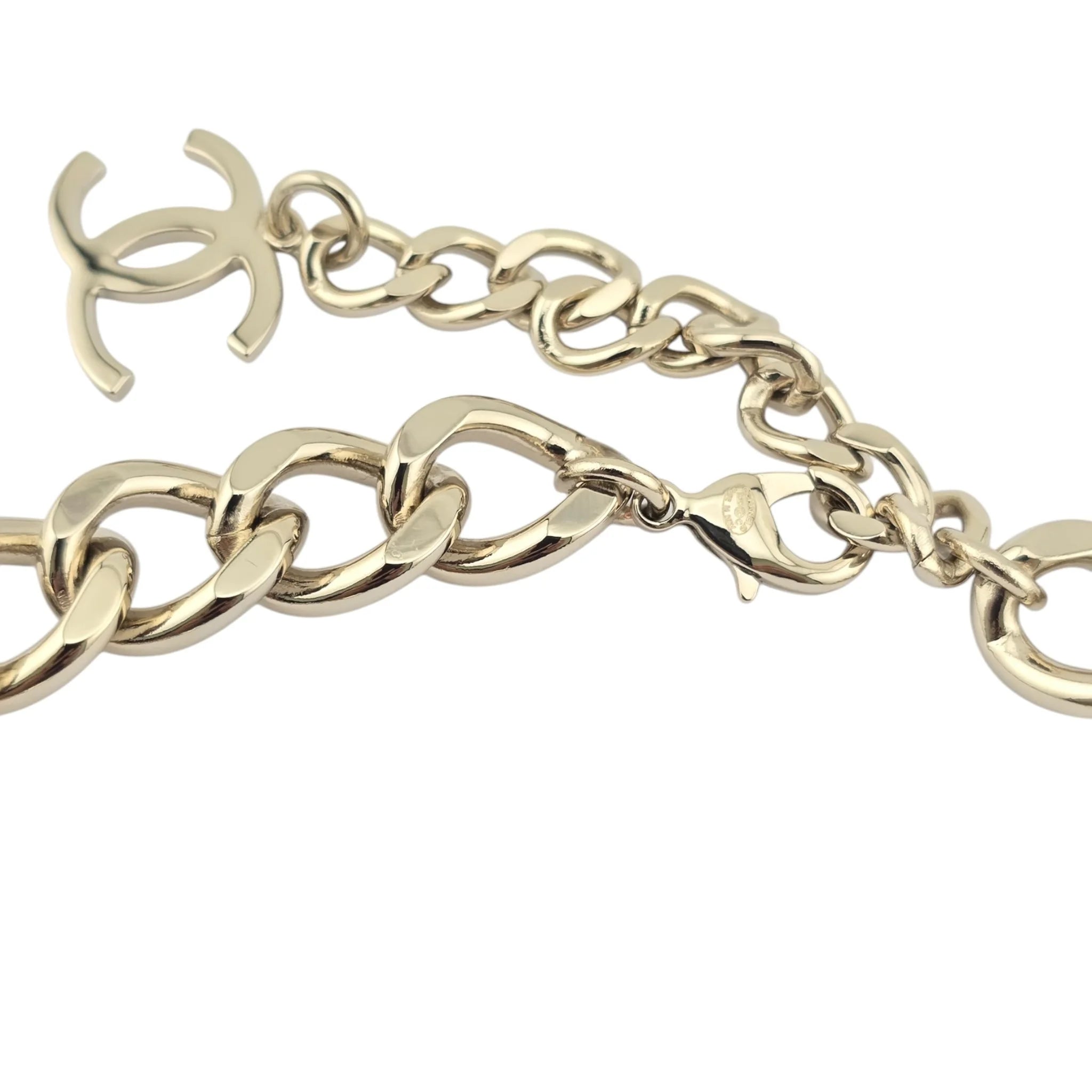 Chanel Gold Black Chain Necklace 2025 CHANEL