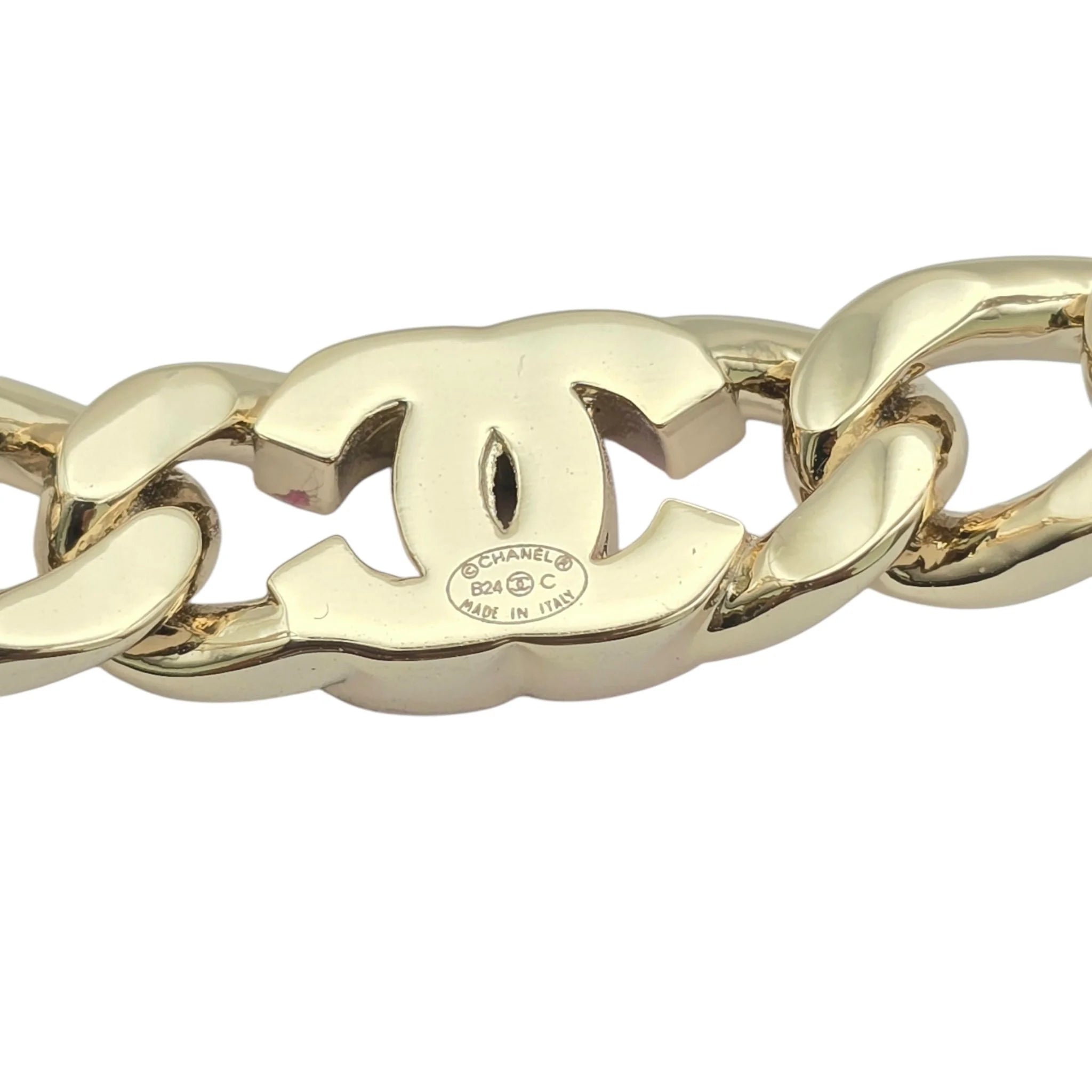 Chanel CC Enamel Chain Multicolour Cuff CHANEL