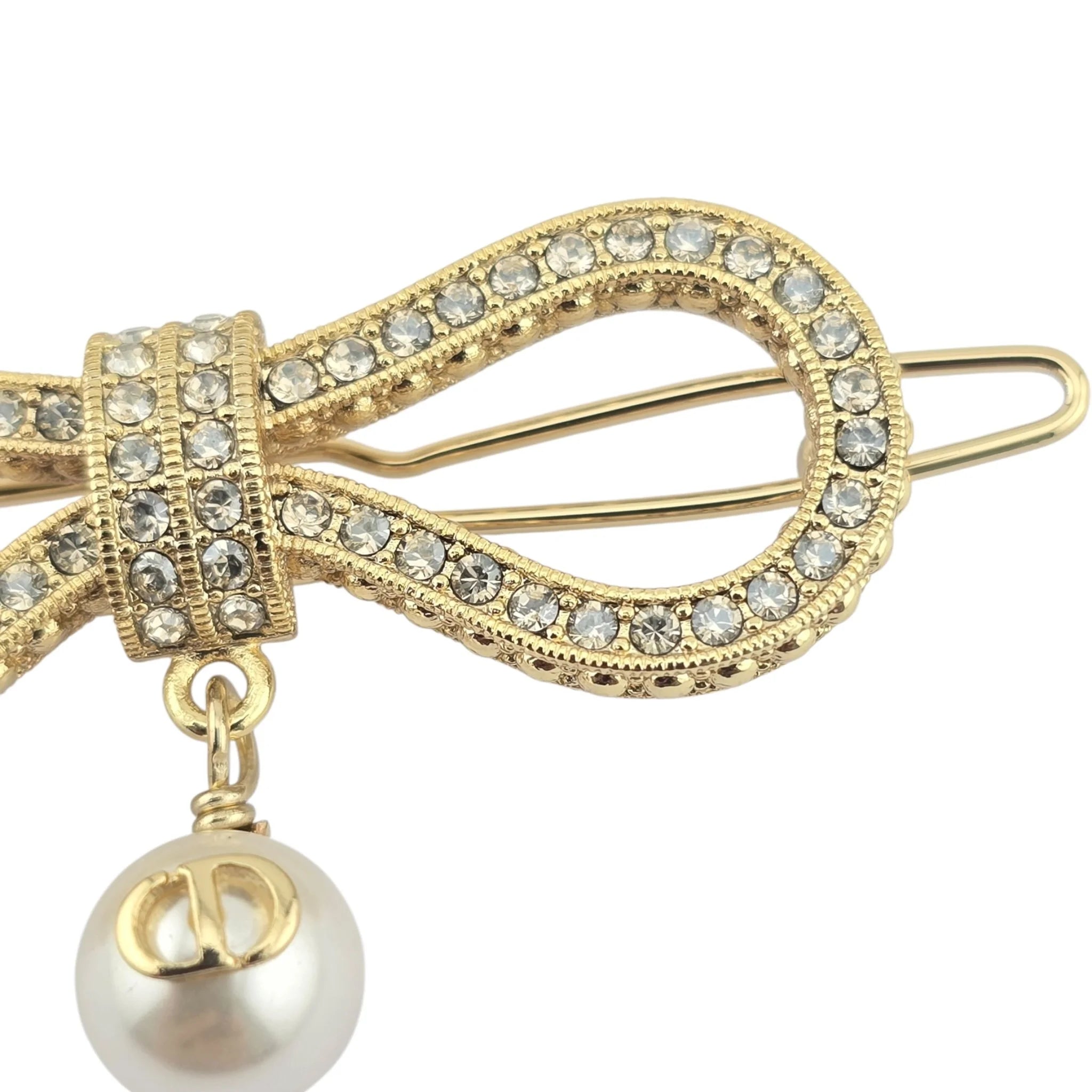 Christian Dior Le Nœud de Dior Bow Hair Barrette Clip DIOR
