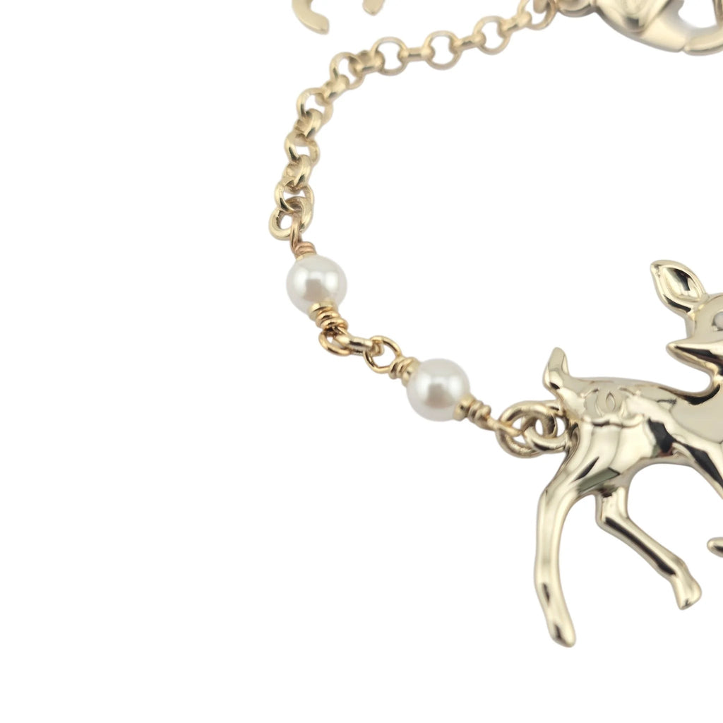 Chanel CC Deer Pendant Bracelet 2025 CHANEL