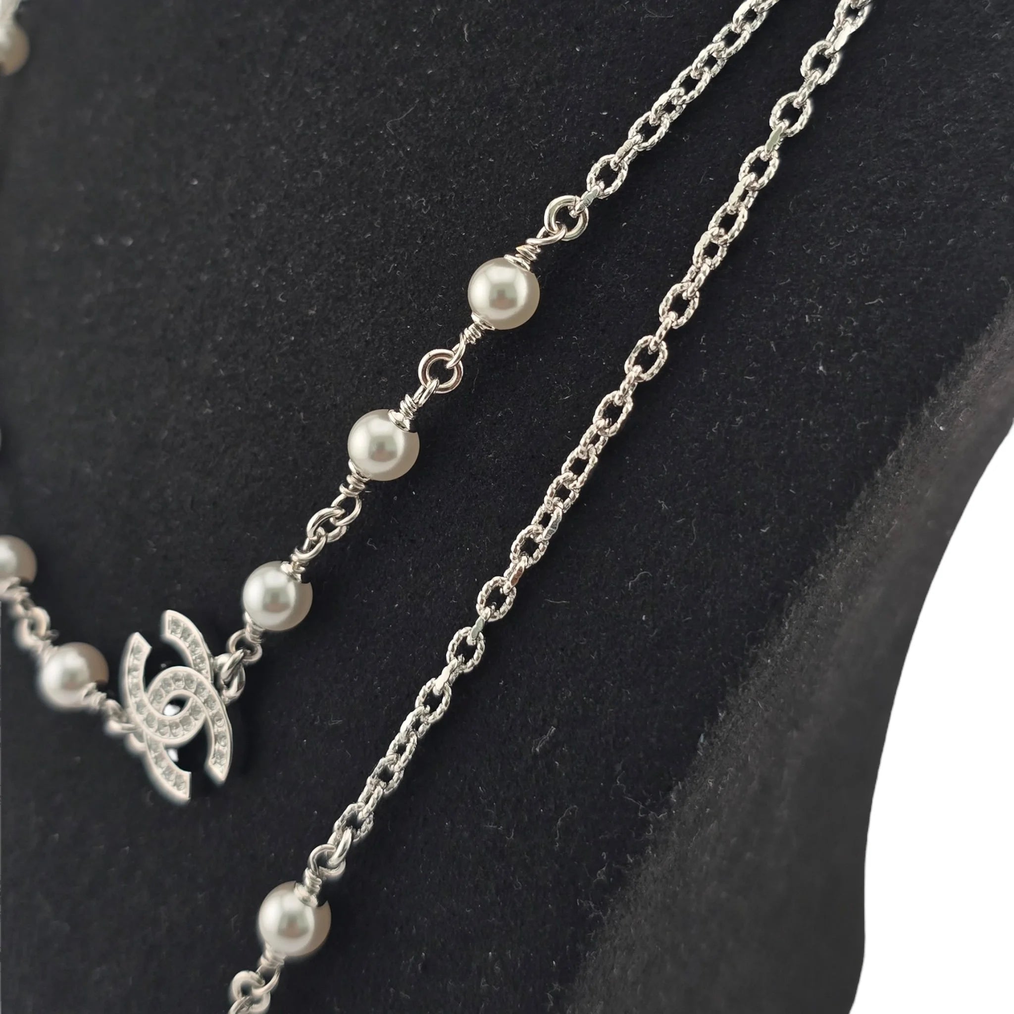 Chanel CC Silver Bird Long Necklace SS25 CHANEL