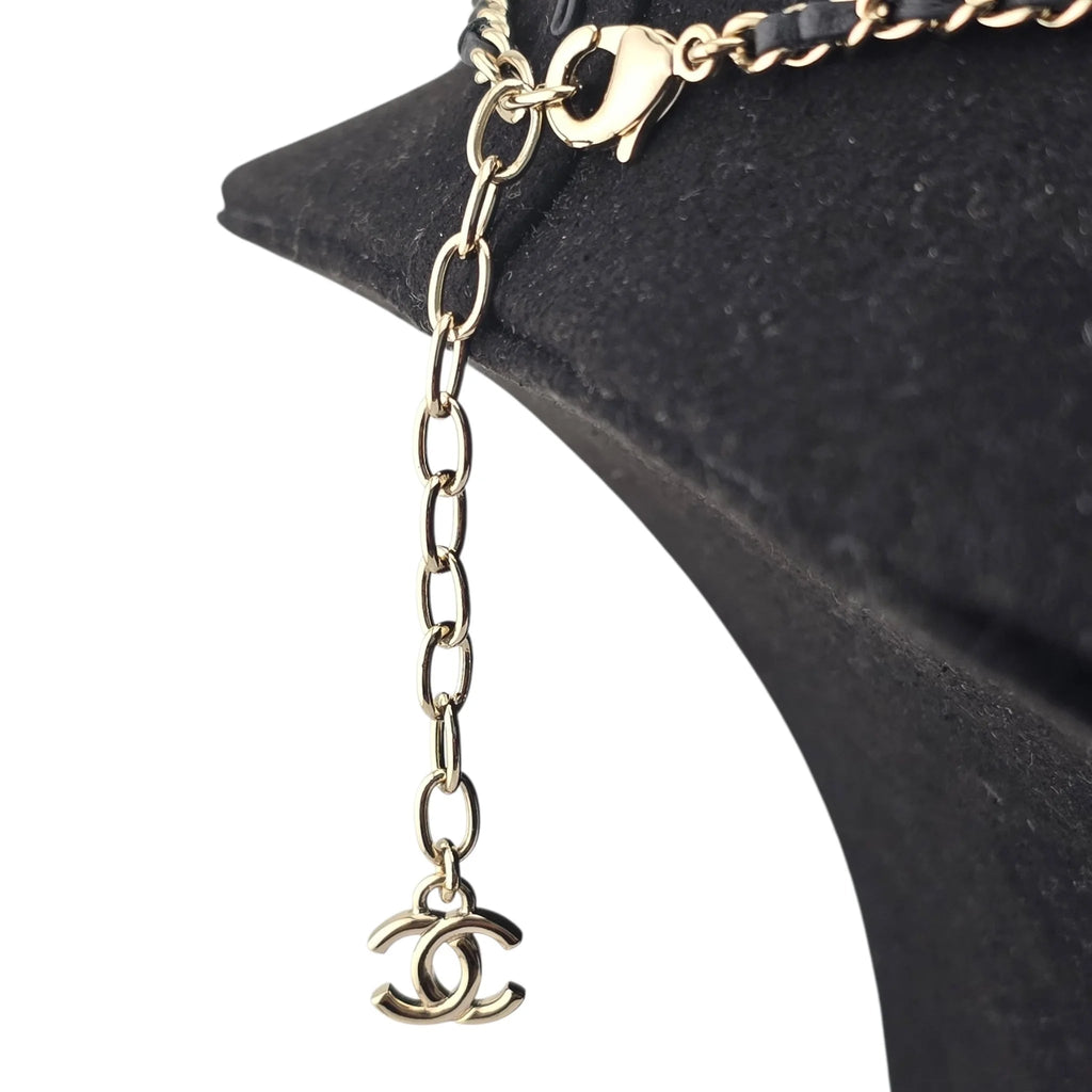 Chanel CC Matelasse Pink Resin Bag Necklace 2023 CHANEL