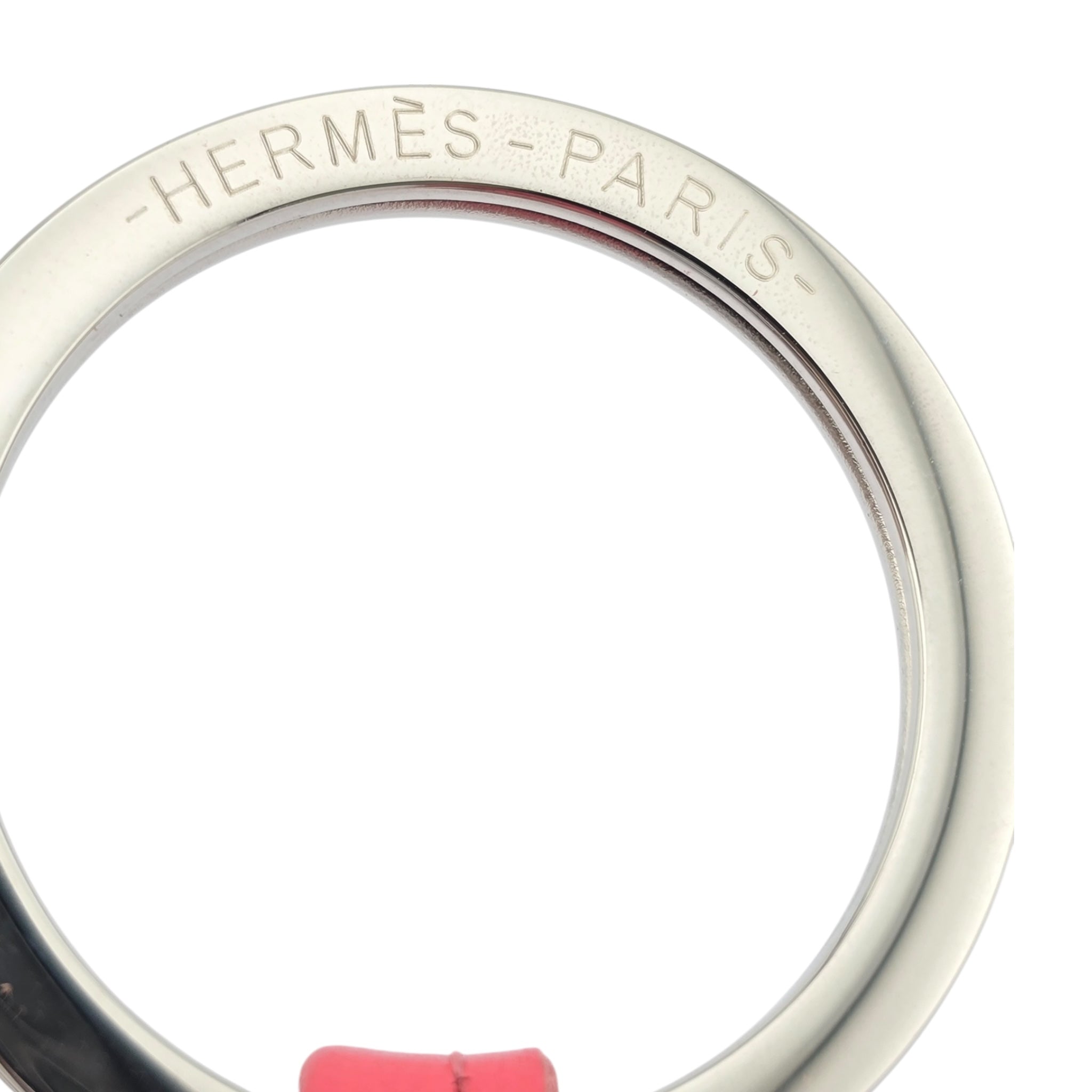 Hermes Carmen Key Ring Rose Azalee HERMES