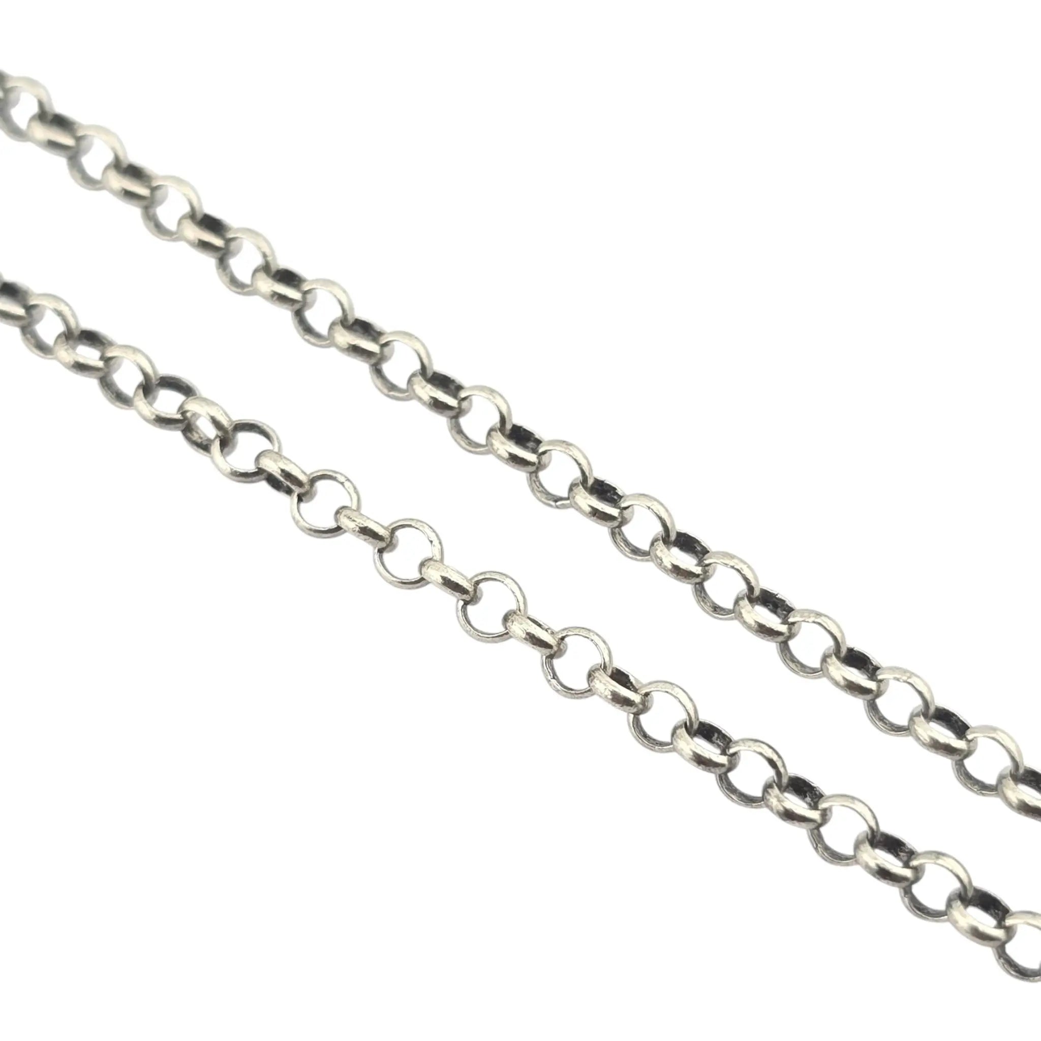 GUCCI GG Double G 925 Sterling Silver Necklace GUCCI