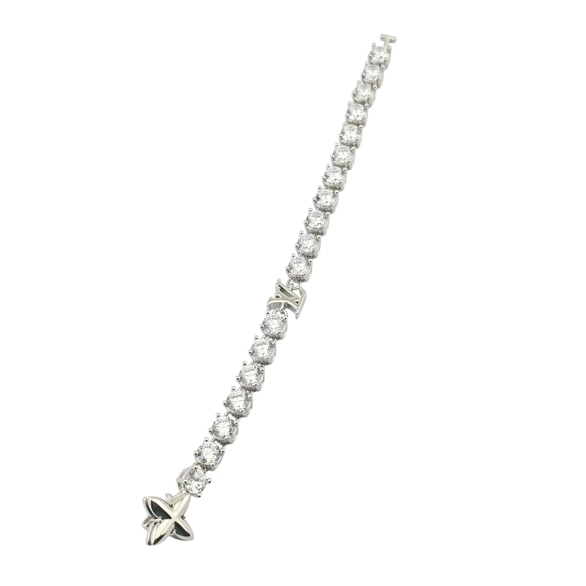 Louis Vuitton LV Crystal Silver Bracelet LOUIS VUITTON