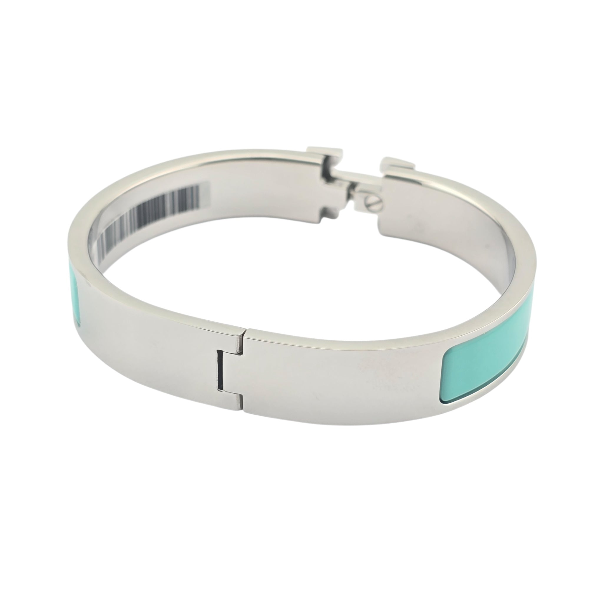 Hermes Clic H Bracelet Lagon Palladium GM