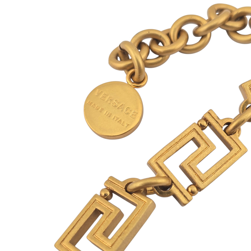 Versace Gold Greca Necklace