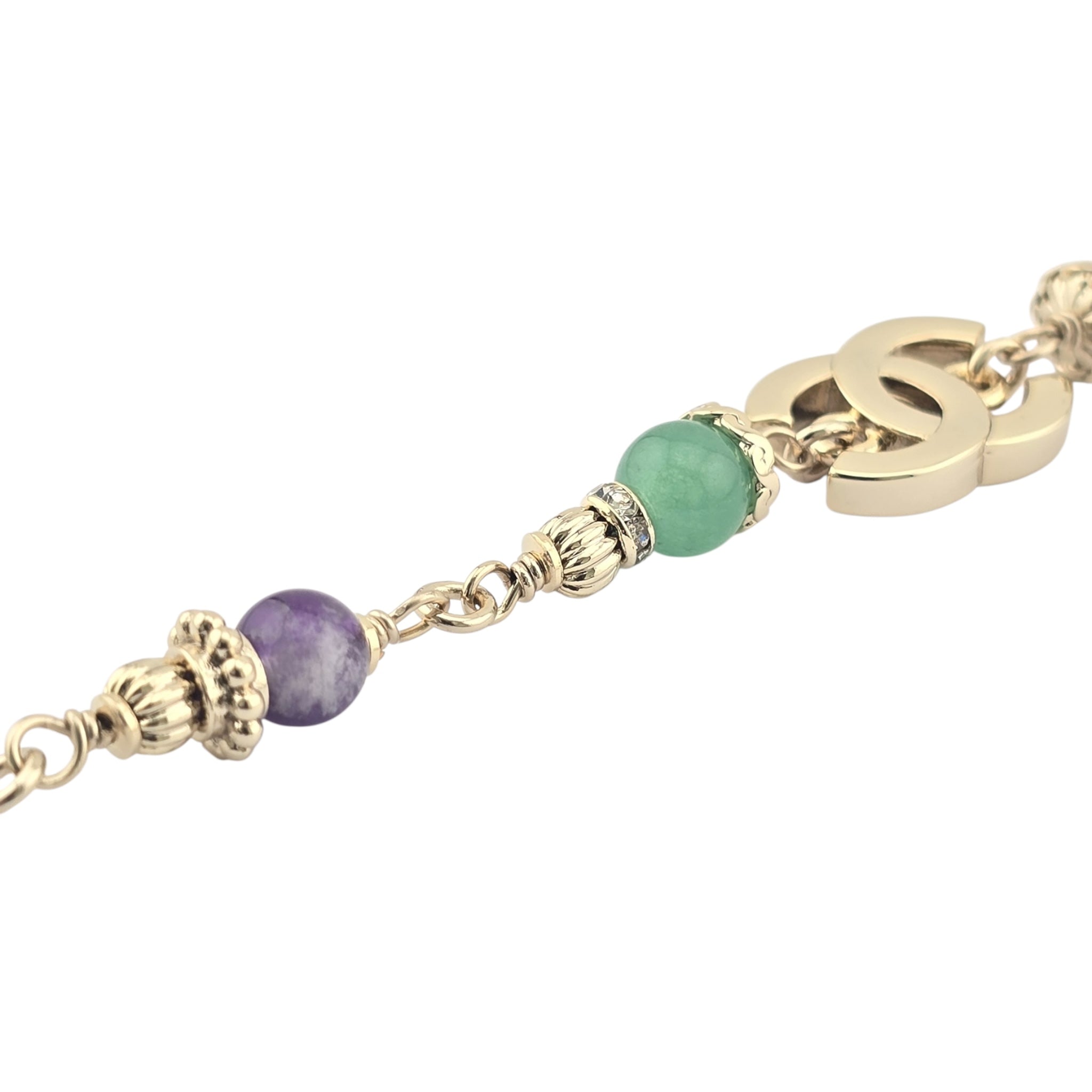 Chanel CC Faux Pearl Bracelet C25