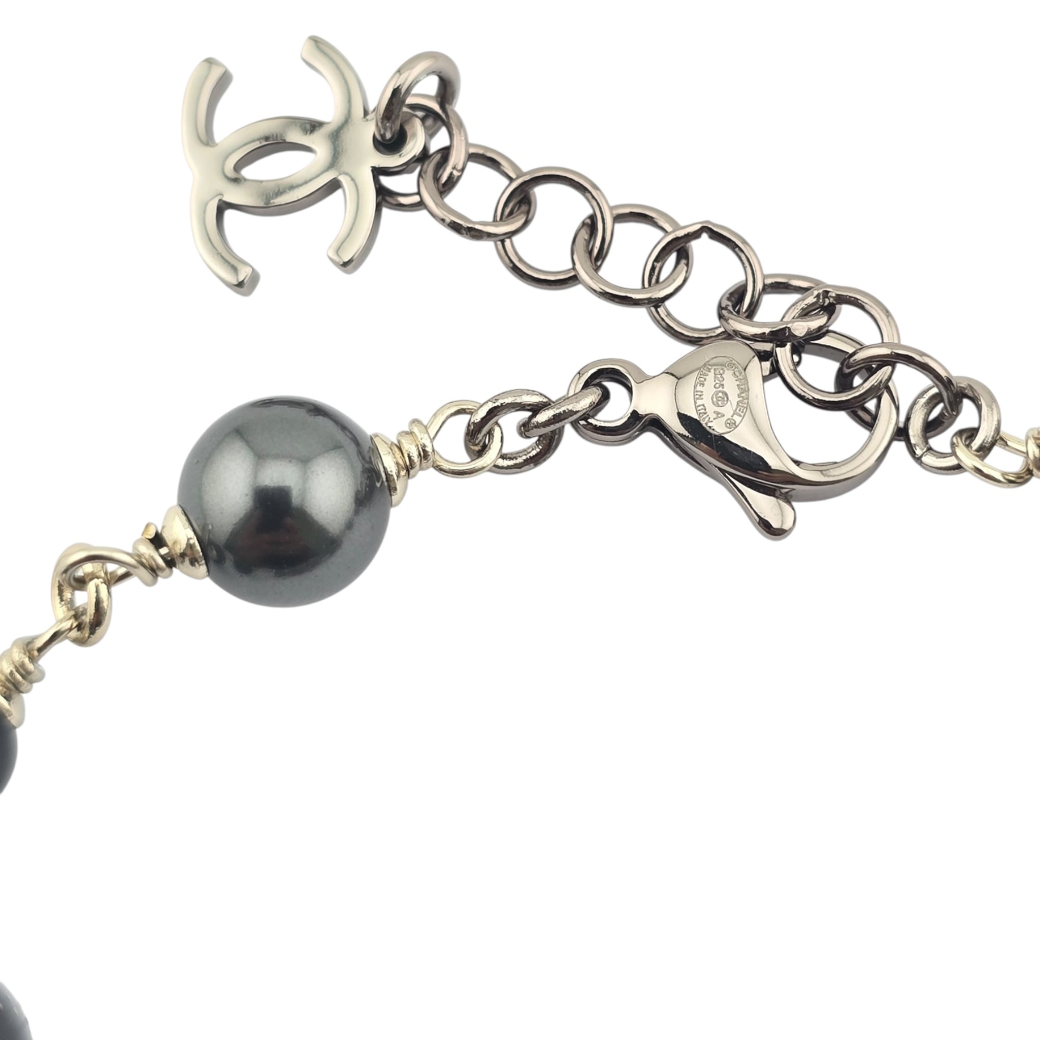 Chanel CC Butterfly Ruthenium Gold Bracelet B25