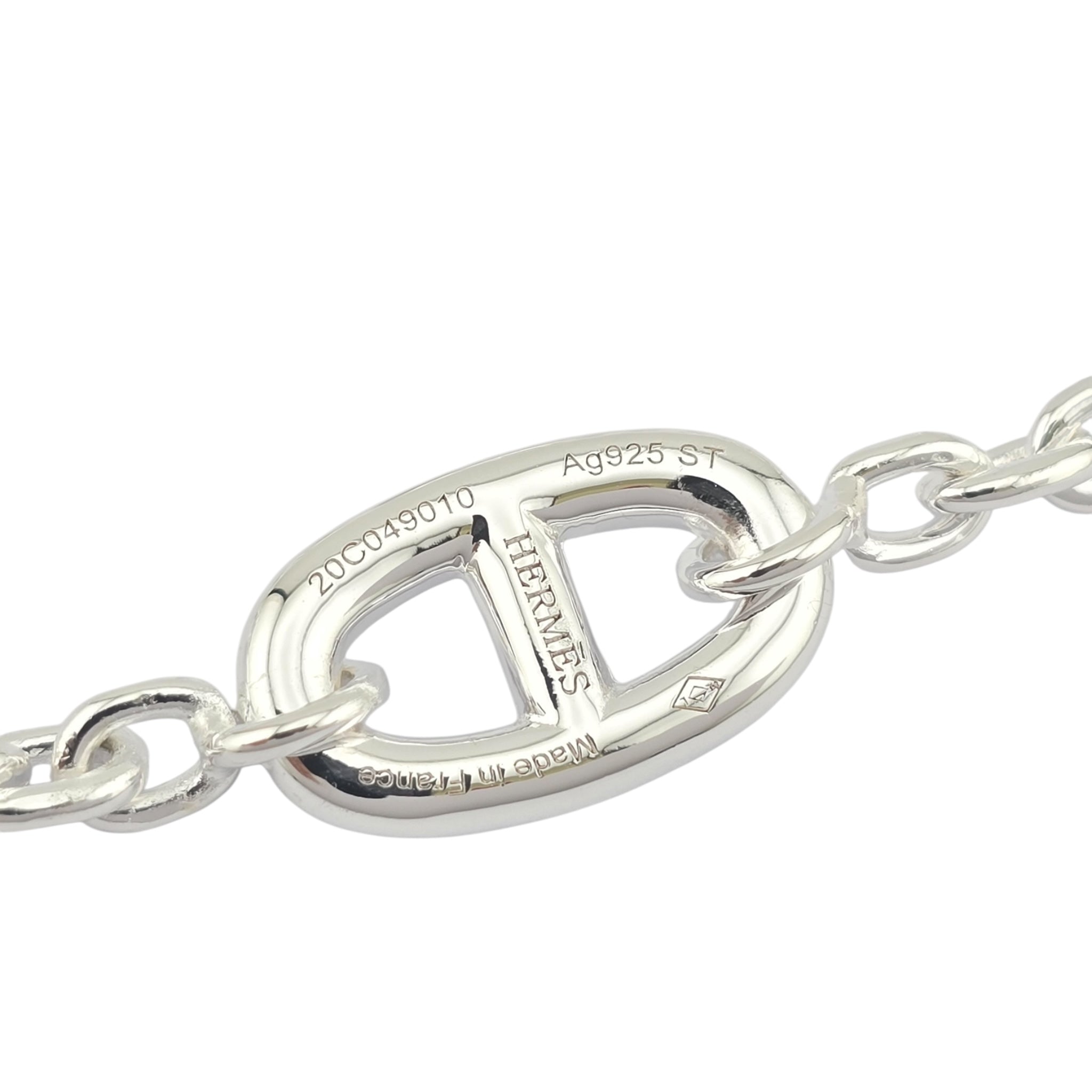 Hermes Sterling Silver Farandole Bracelet ST
