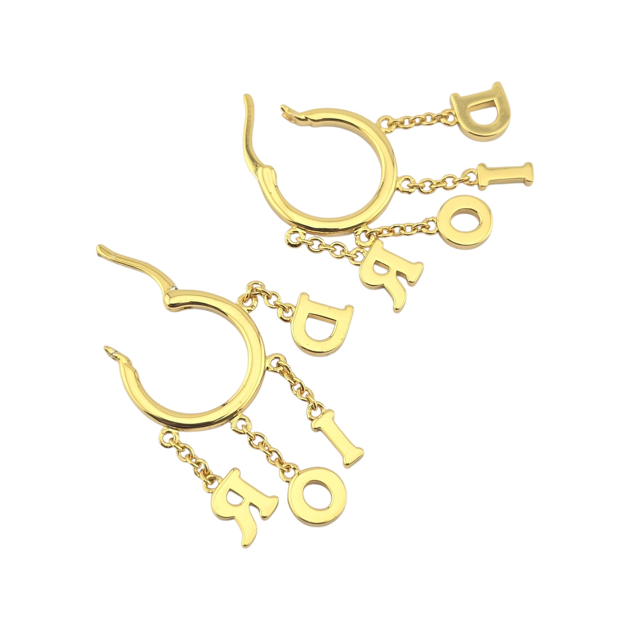 Christian Dior Dio(r)Evolution Gold Hoop Earrings DIOR