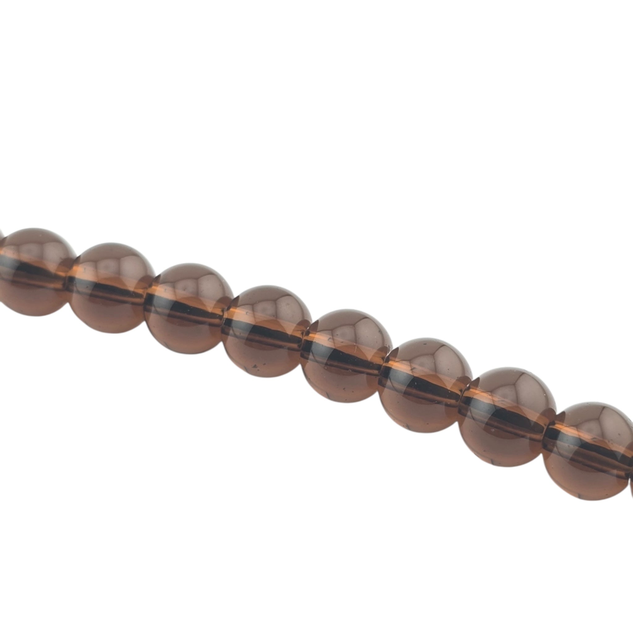 Chanel CC Brown Gold Bead Necklace 2025 CHANEL