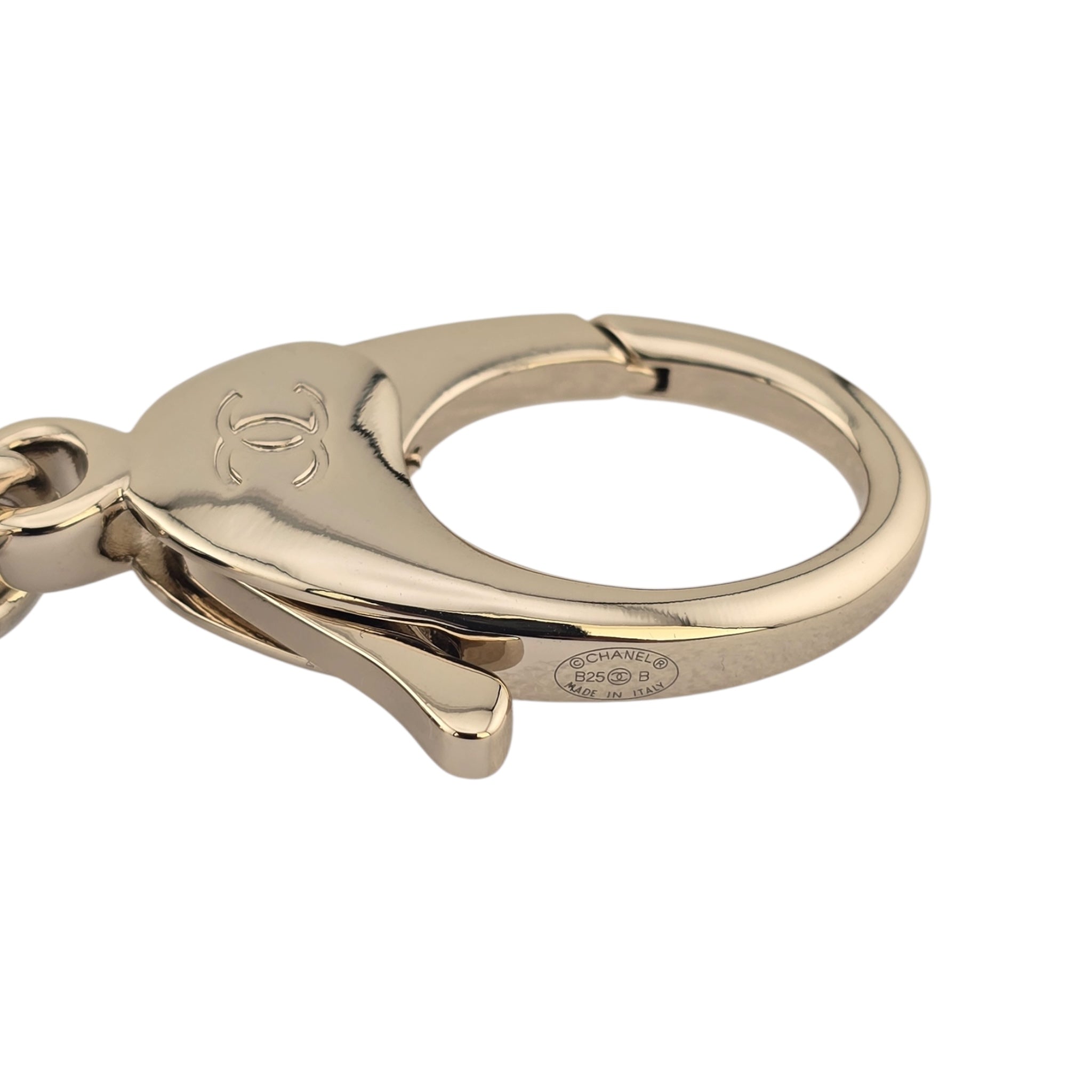 Chanel CC Robot Black Key Ring Bag Charm 25B CHANEL