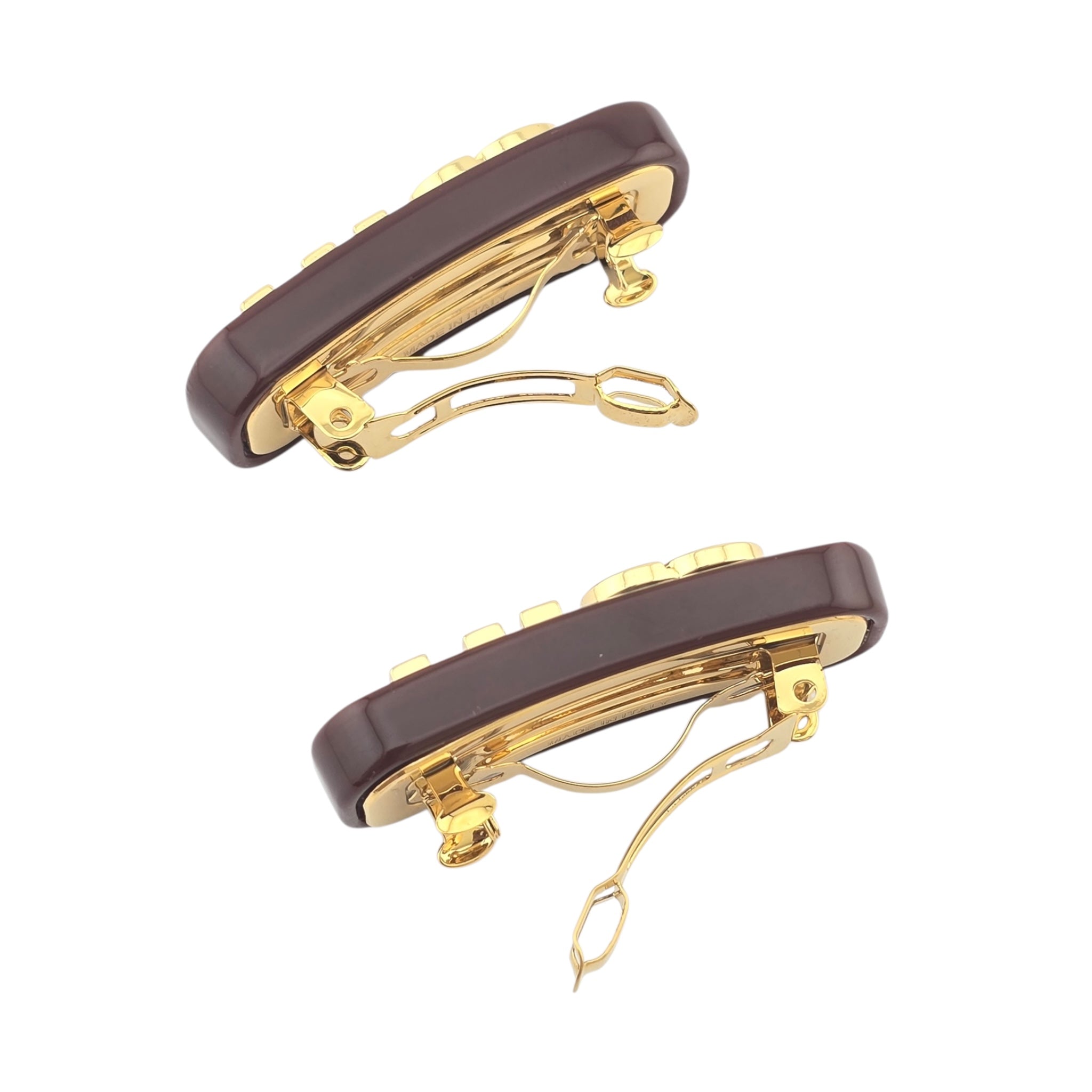Miu Miu Plexiglas Metal Hair Clips MIU MIU