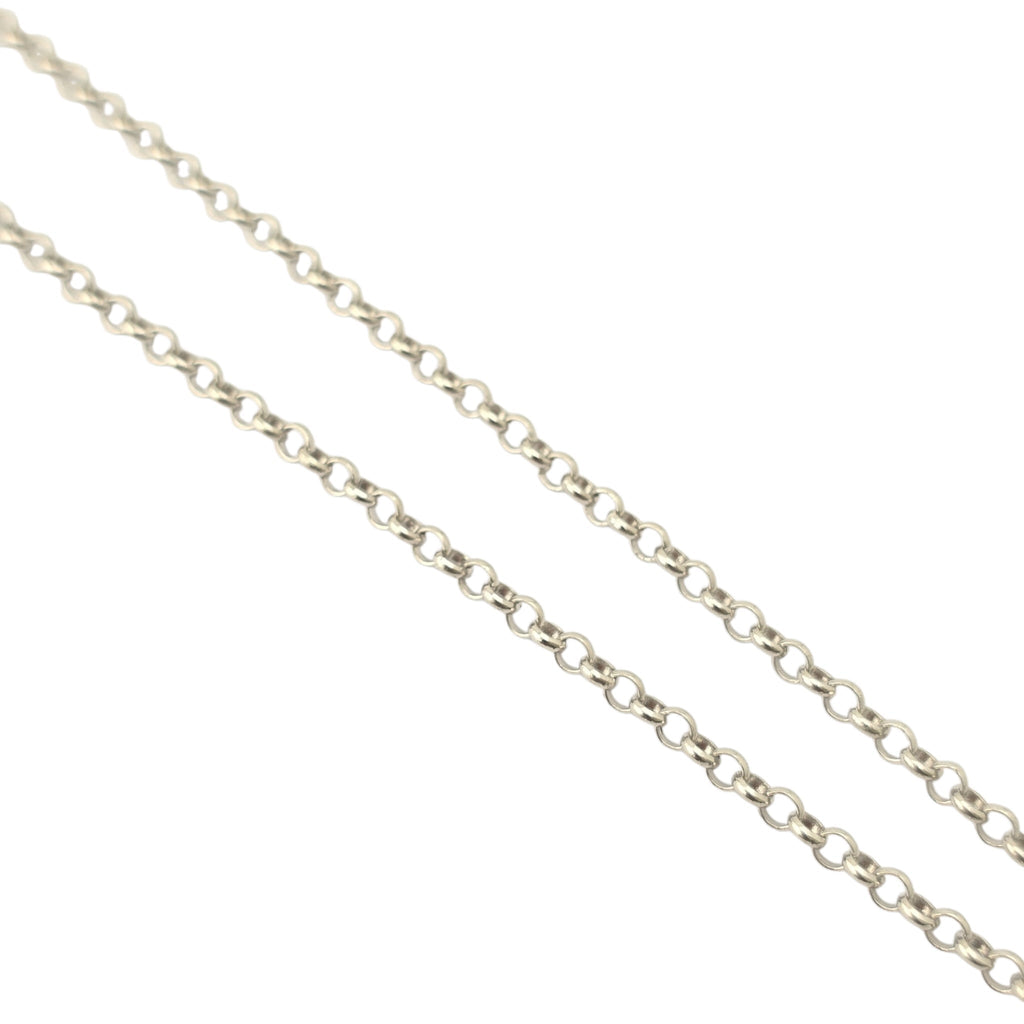 GUCCI GG Icon Twill Sterling Silver Necklace GUCCI