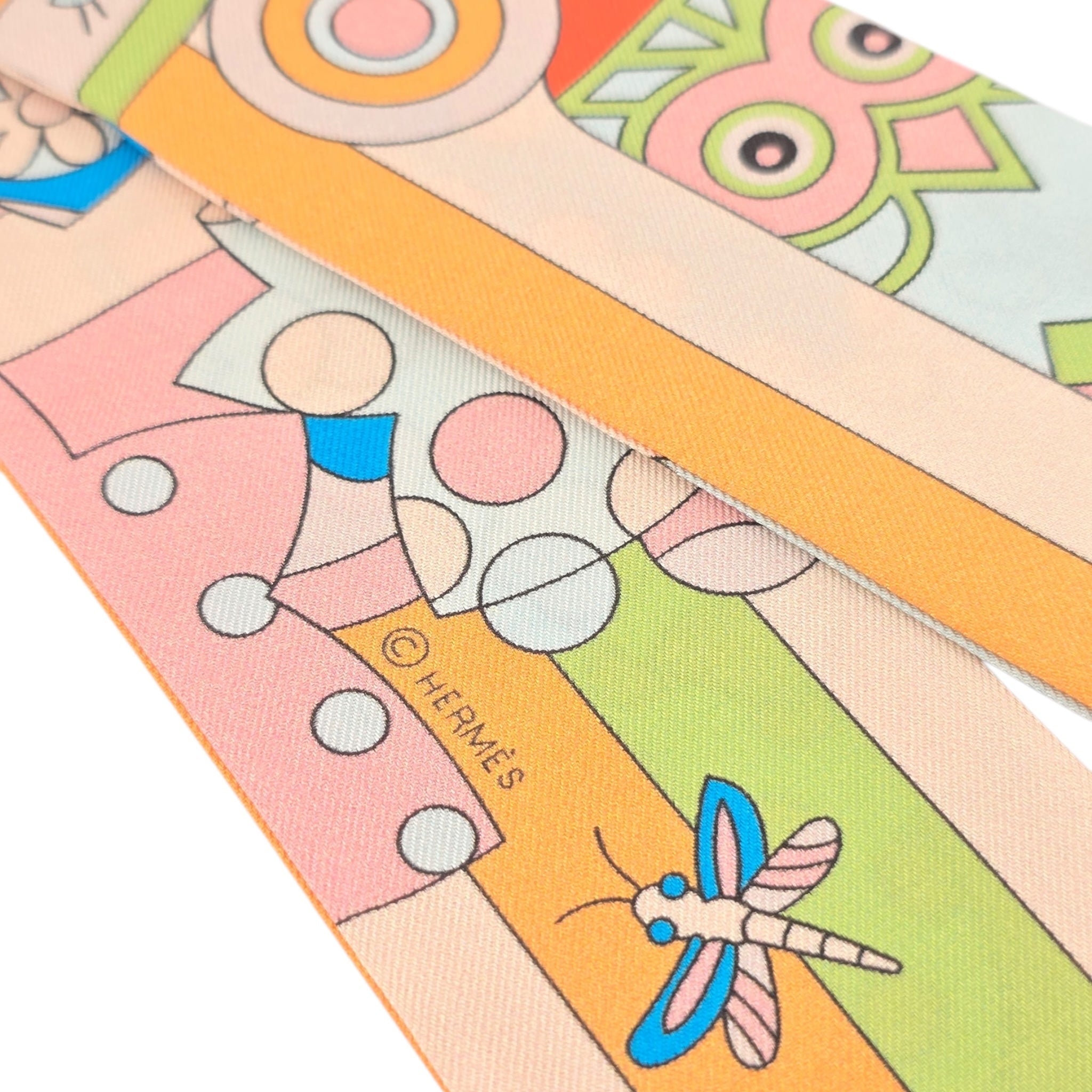 Hermes Silk Les Murmures de la Foret Twilly HERMES