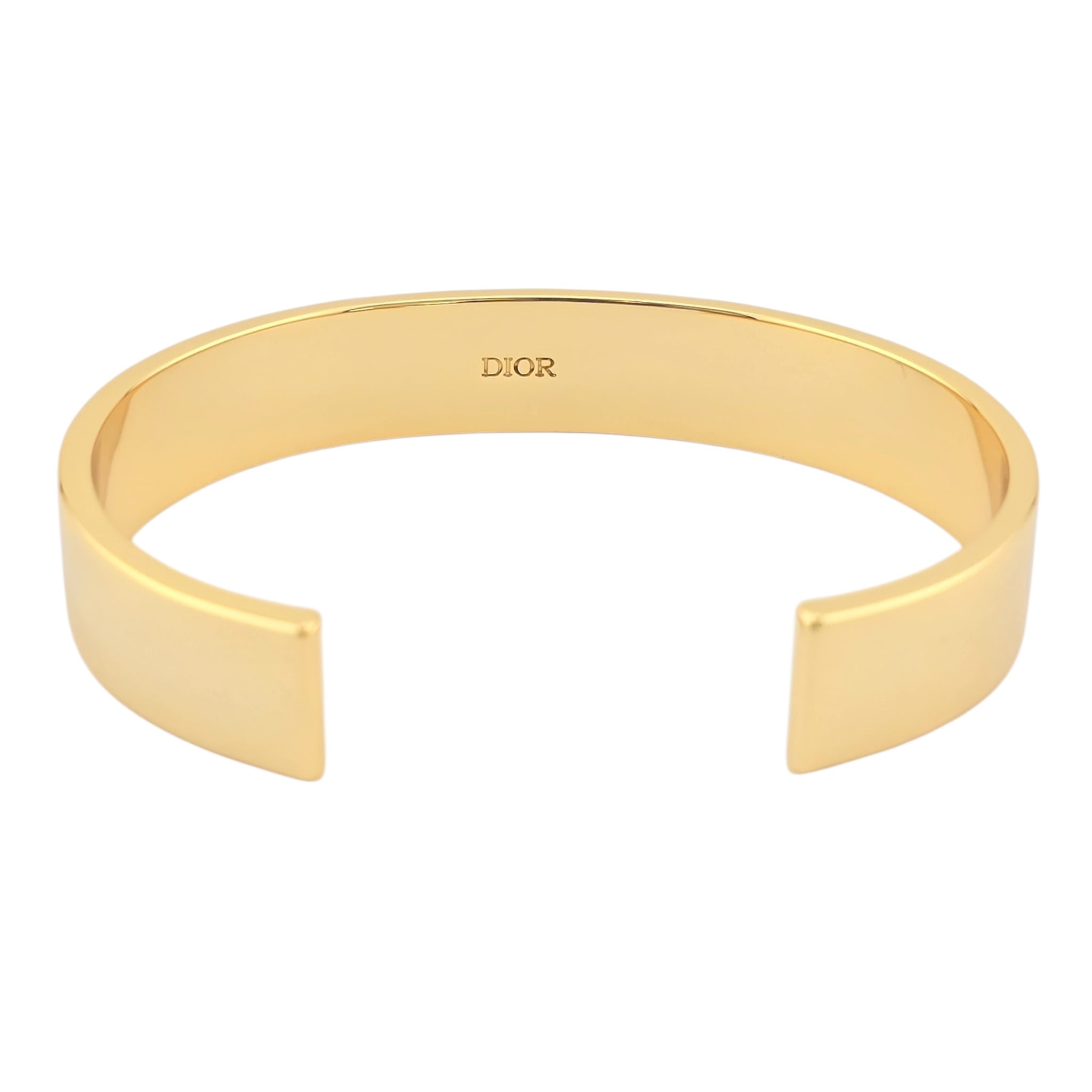 Christian Dior Code Bangle White Enamel Bracelet DIOR