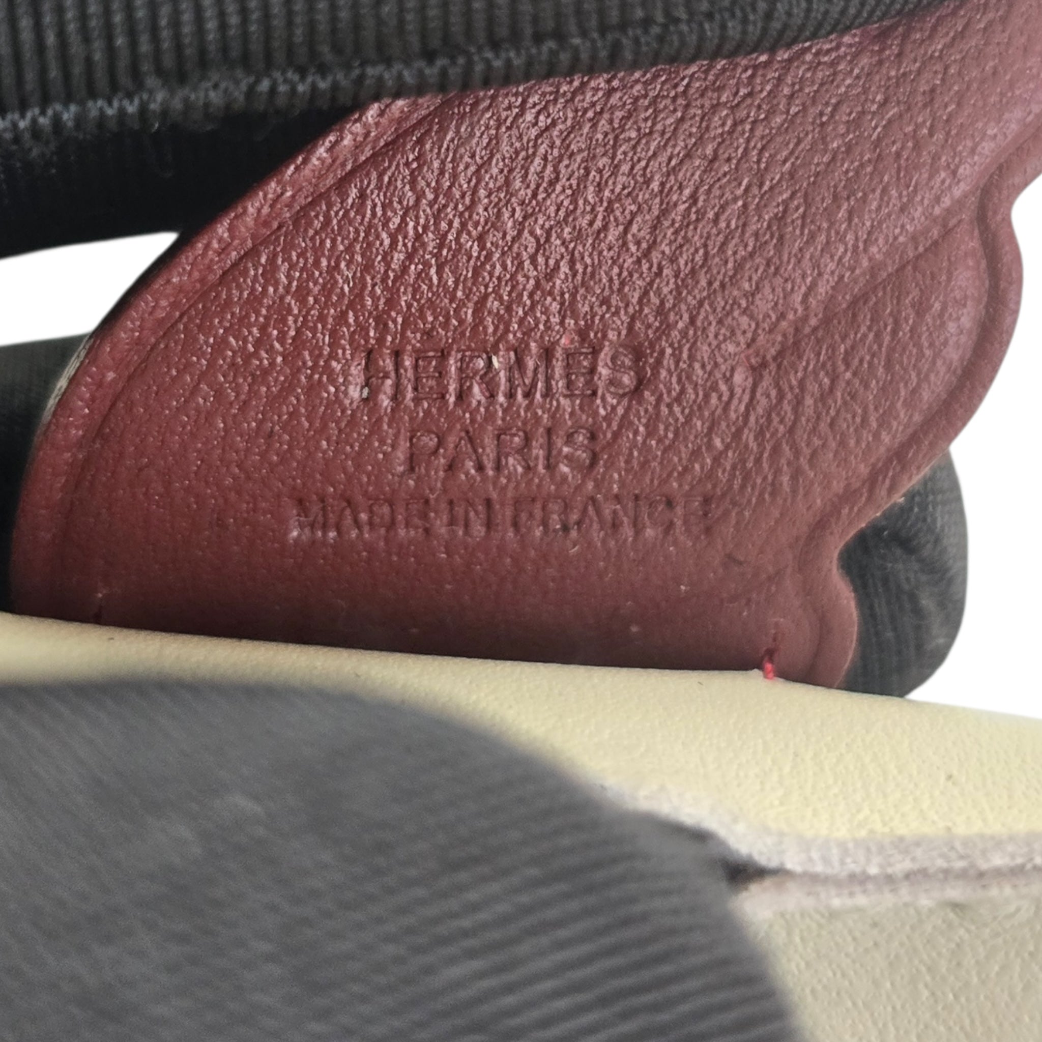 Hermes Rodeo Pegase PM Bag Charm Black/Craie/Rouge H HERMES