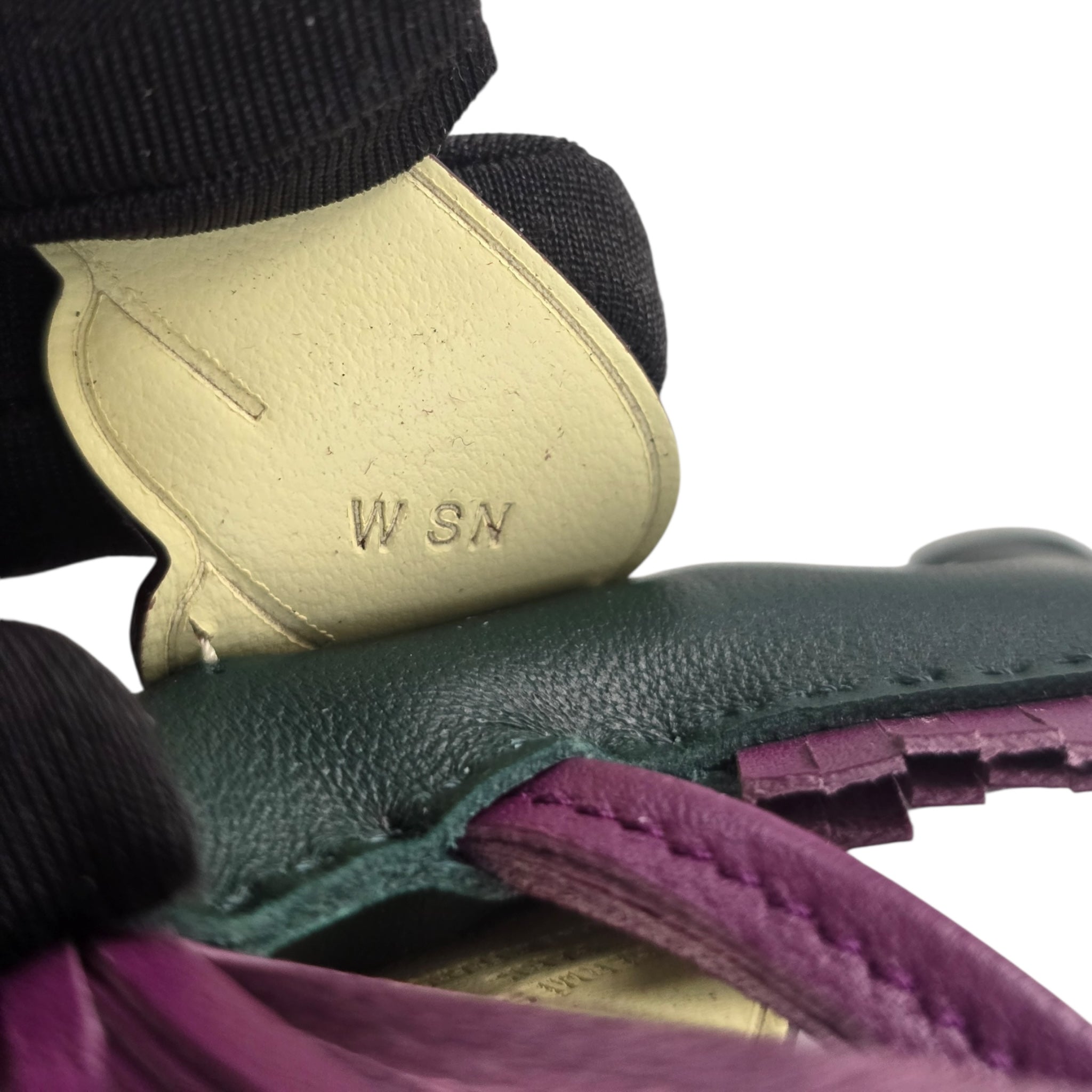 Hermes Rodeo Pegase PM Bag Charm Vert Cyprès / Violet / Jaune Milton HERMES