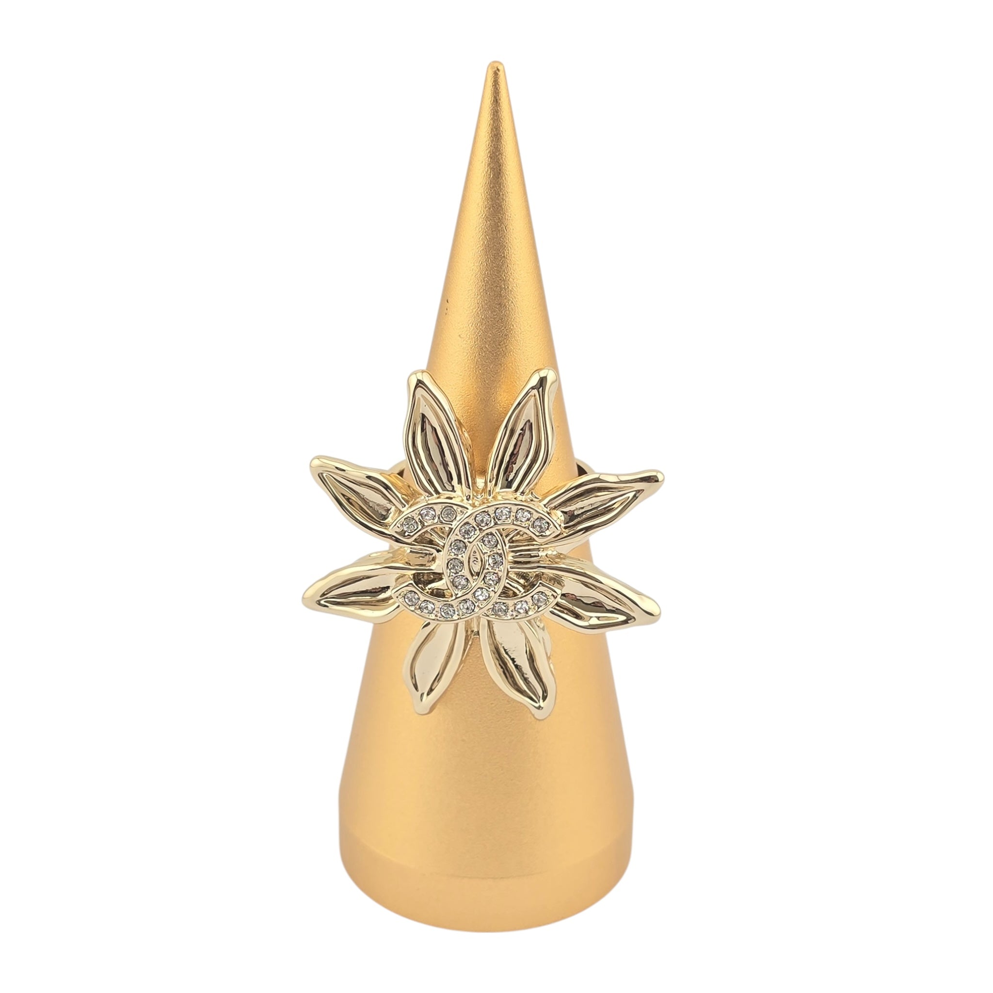 Chanel CC Gold Sun Ring 25SS CHANEL