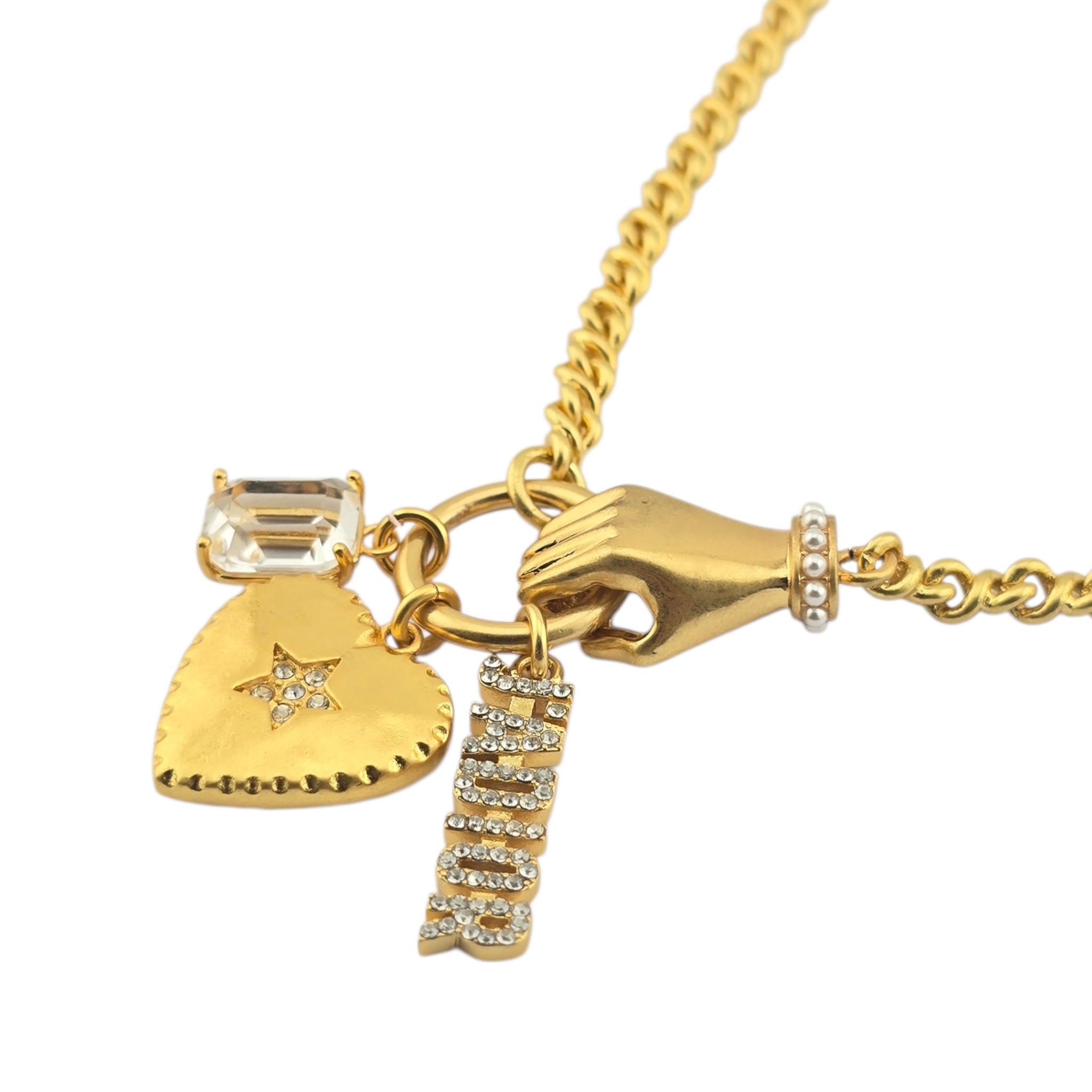 Christian Dior CD Gold J'Adior Necklace