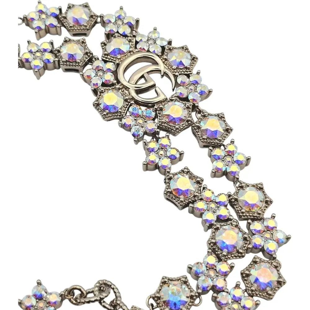 GUCCI GG Crystal Floral Bracelet 2023 GUCCI