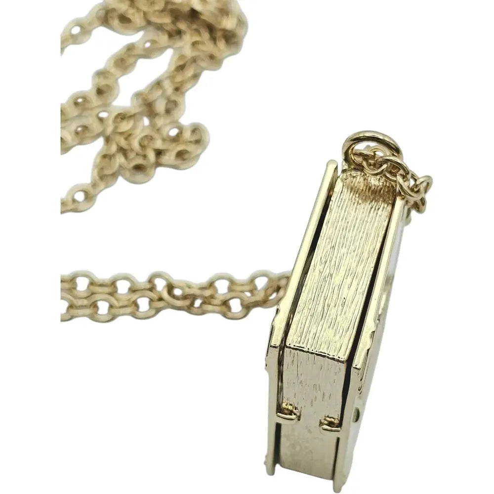 Chanel Enamel Lion Book Locket Pendant Necklace Cruise 2022 CHANEL
