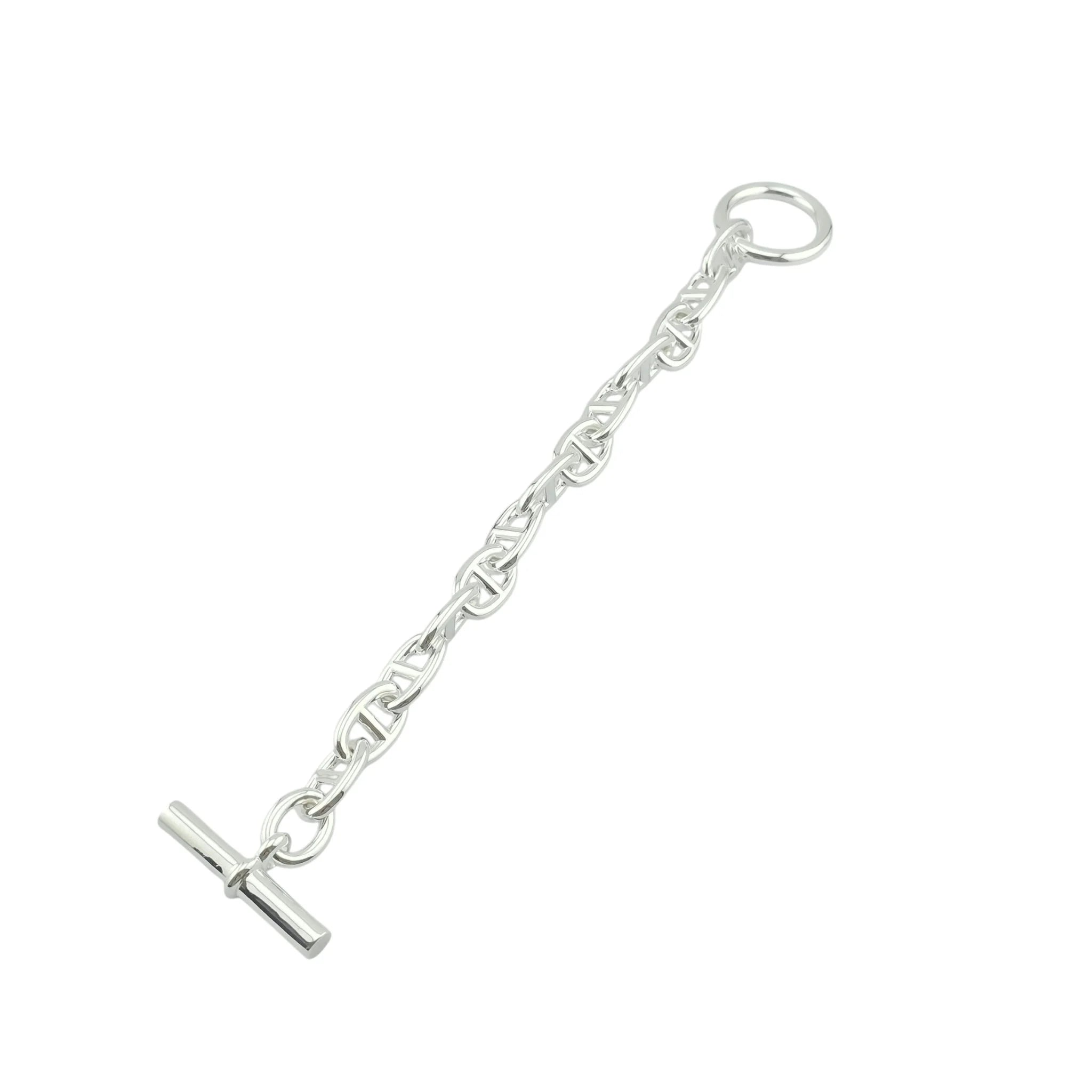 Hermès Chaine D'Ancre Bracelet Silver Large Model HERMES