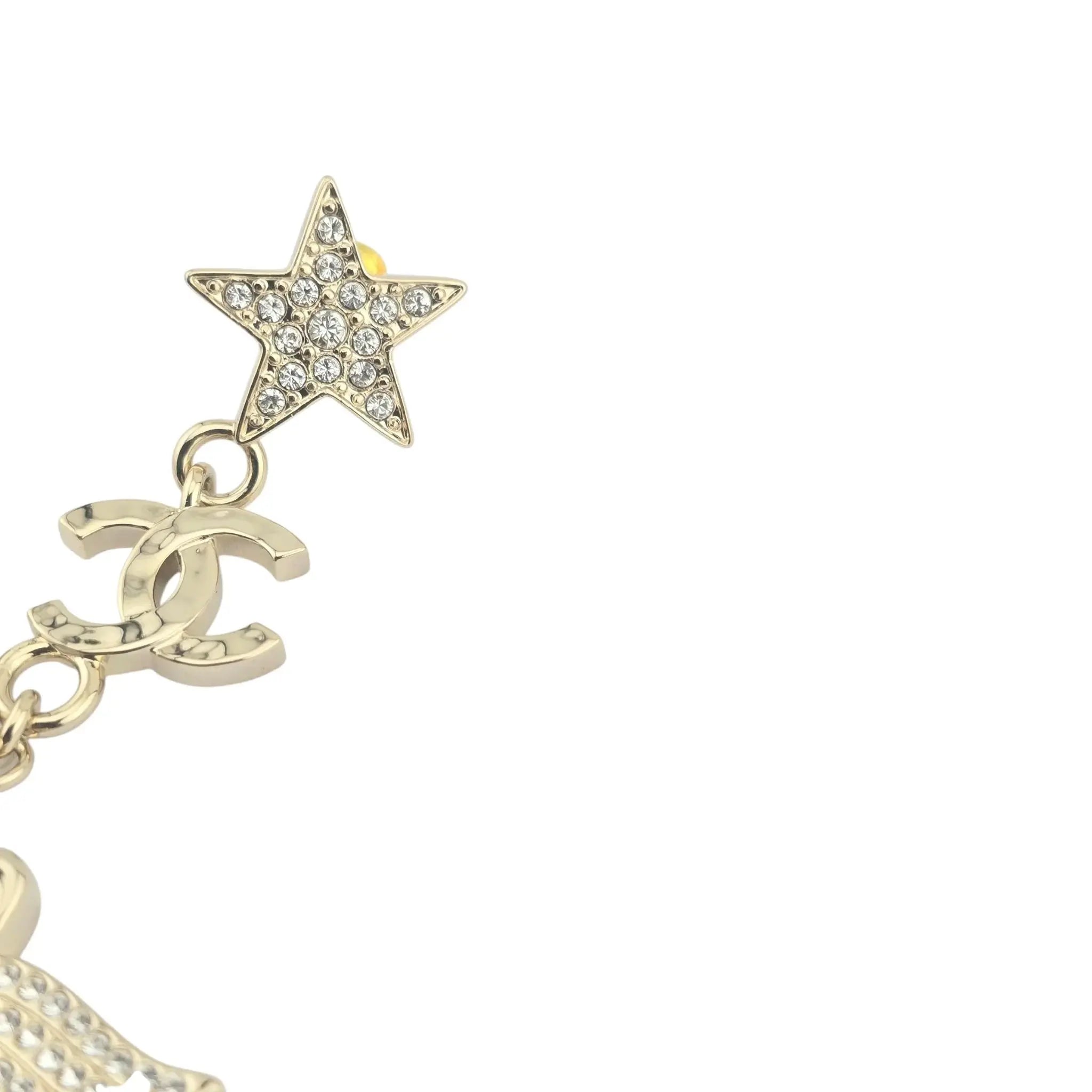 Chanel CC Drop Earrings Heel Wings 2023 CHANEL