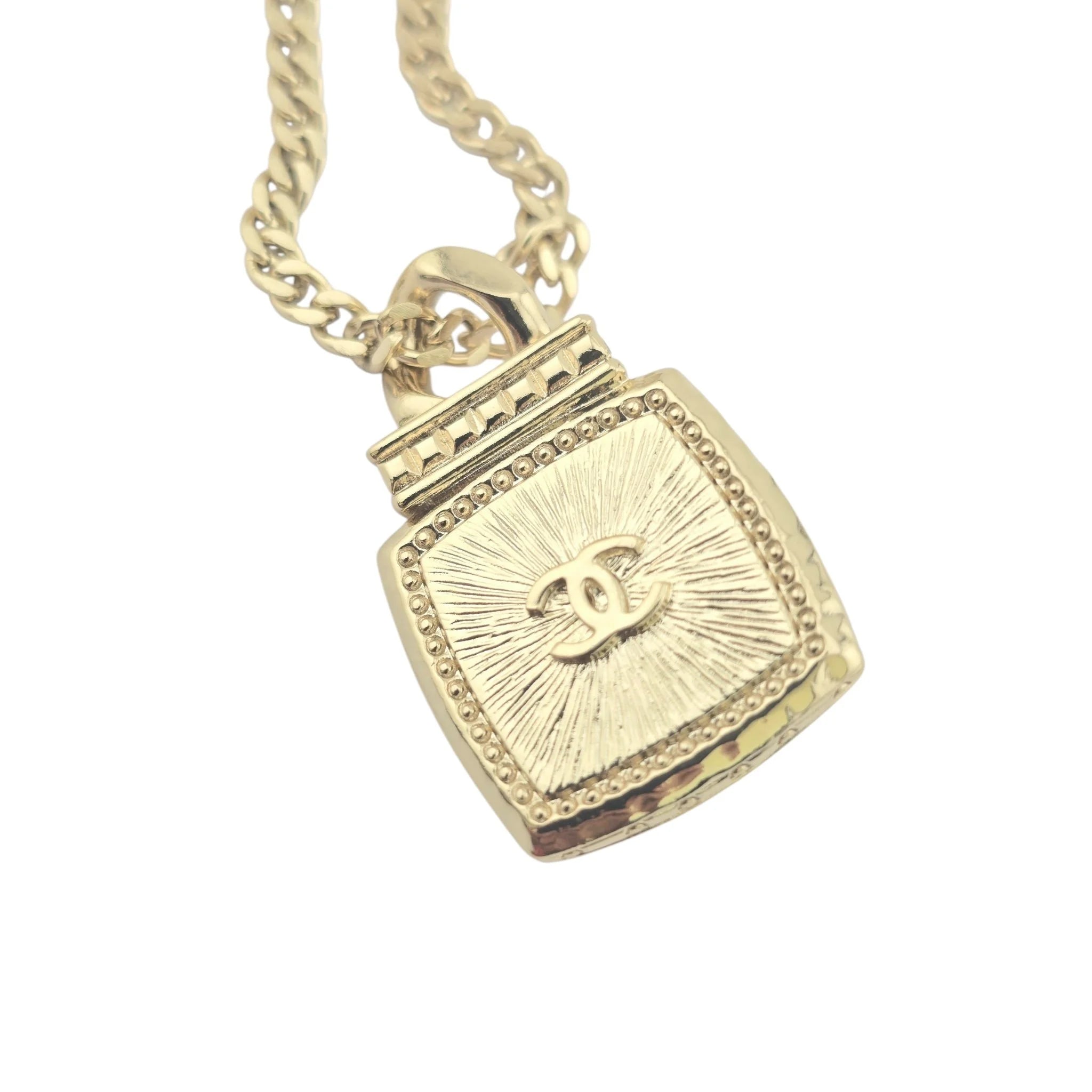 Chanel CC Red Pendant Necklace 2022 CHANEL