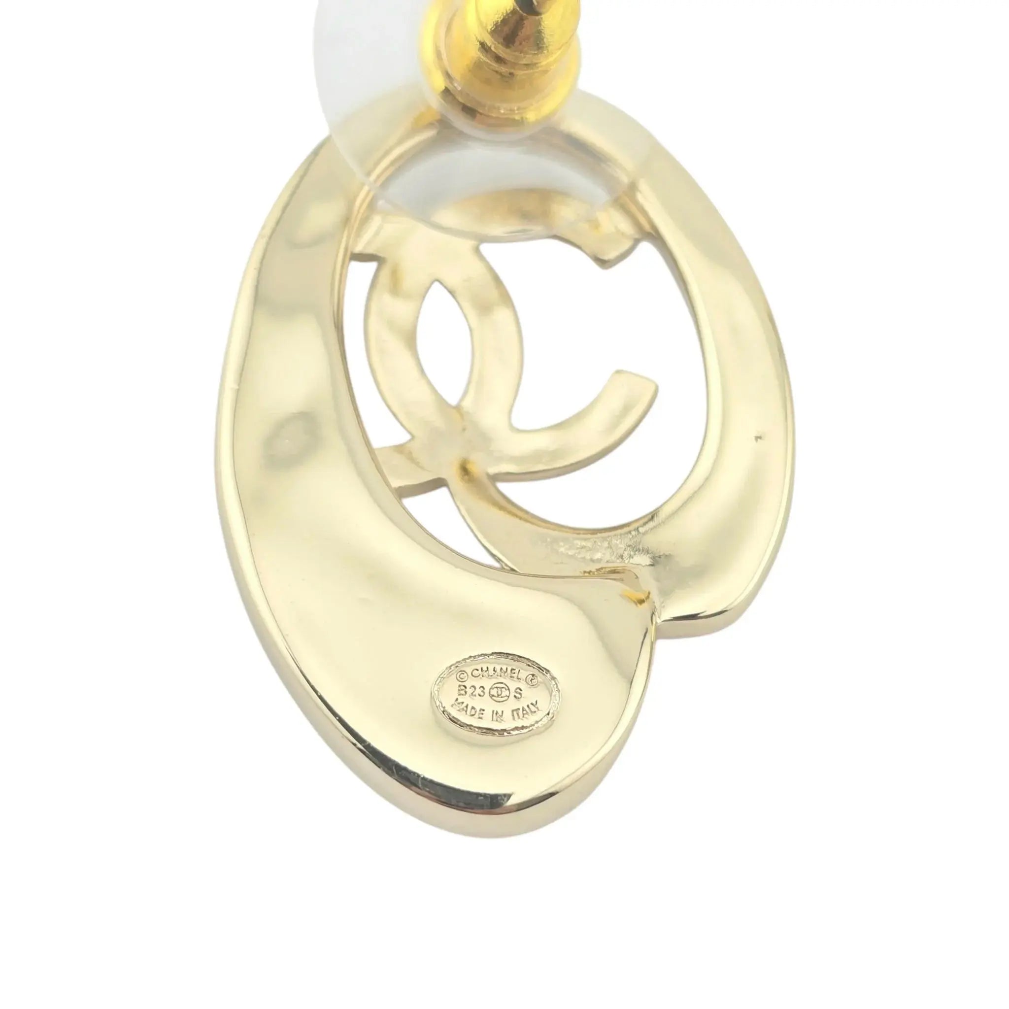 Chanel CC Crystal Stud Earrings 2023 CHANEL