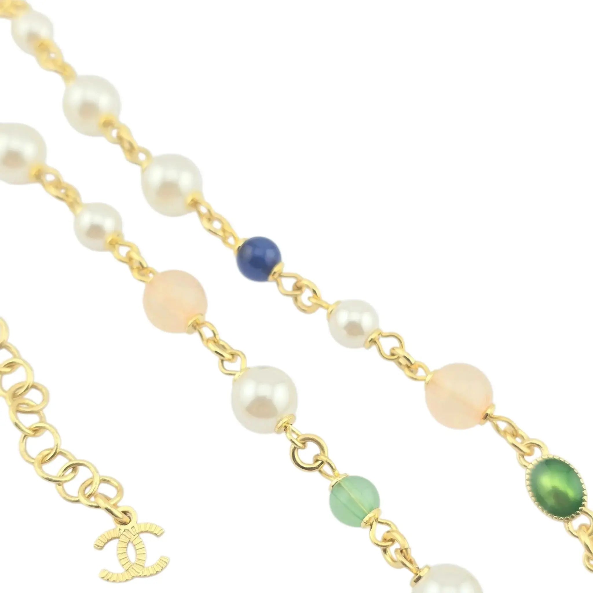 Chanel CC Faux Pearl Necklace 2024 CHANEL