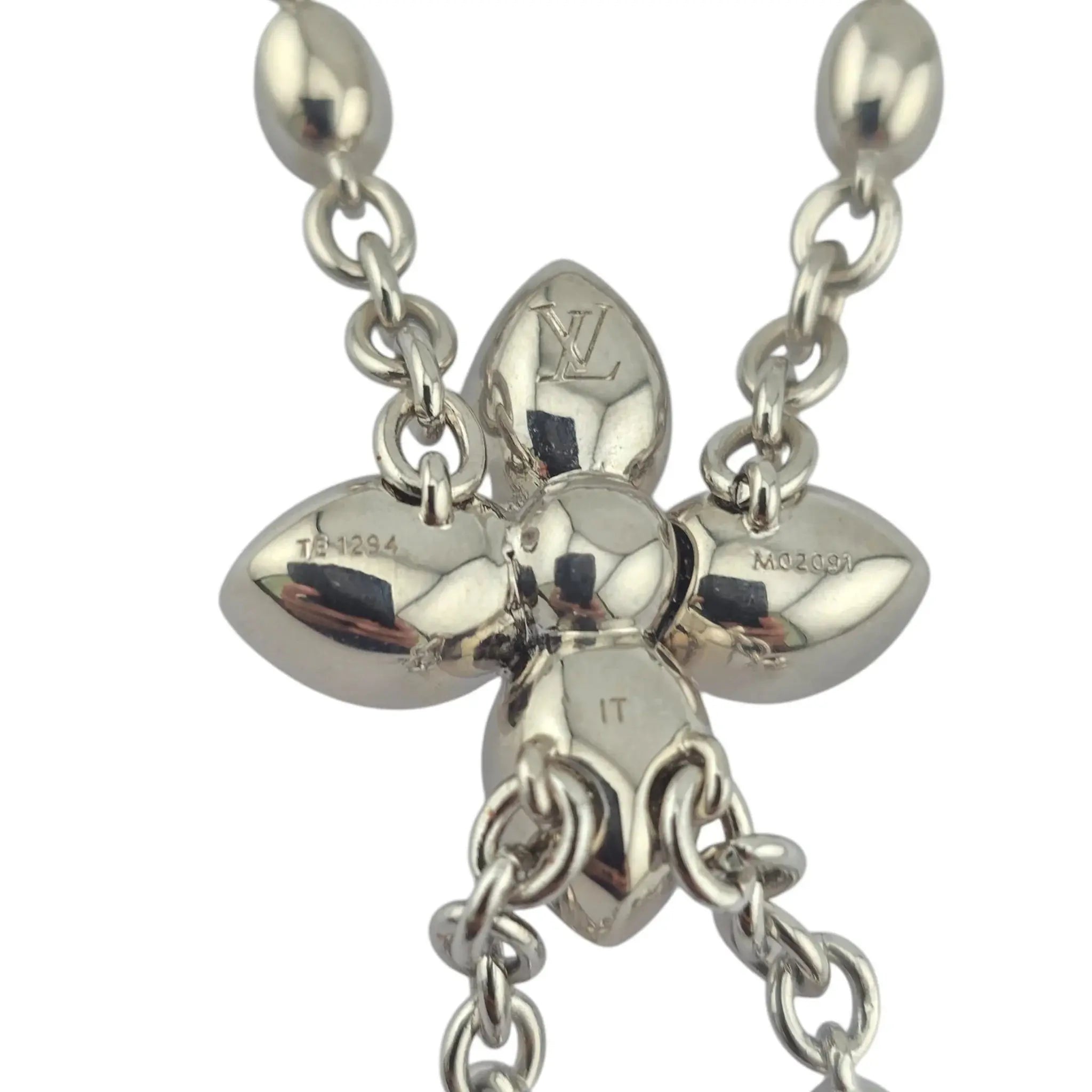 Louis Vuitton LV Silver Crystal Choker Necklace LOUIS VUITTON