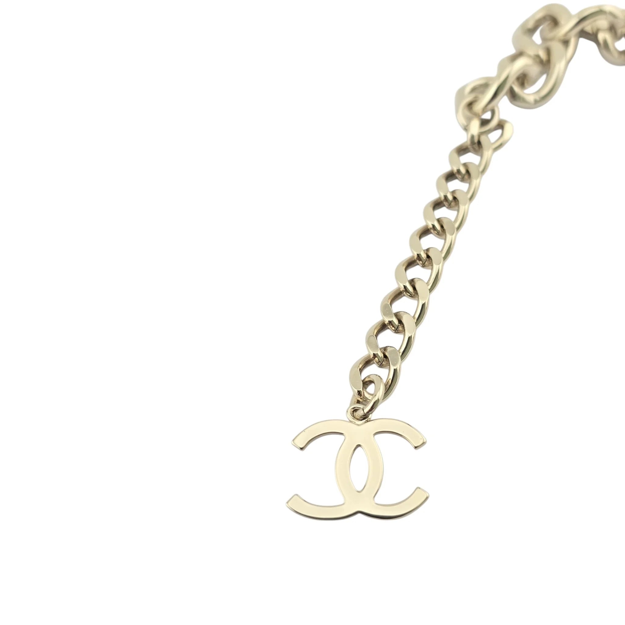 Chanel Gold Black Chain Necklace 2025 CHANEL