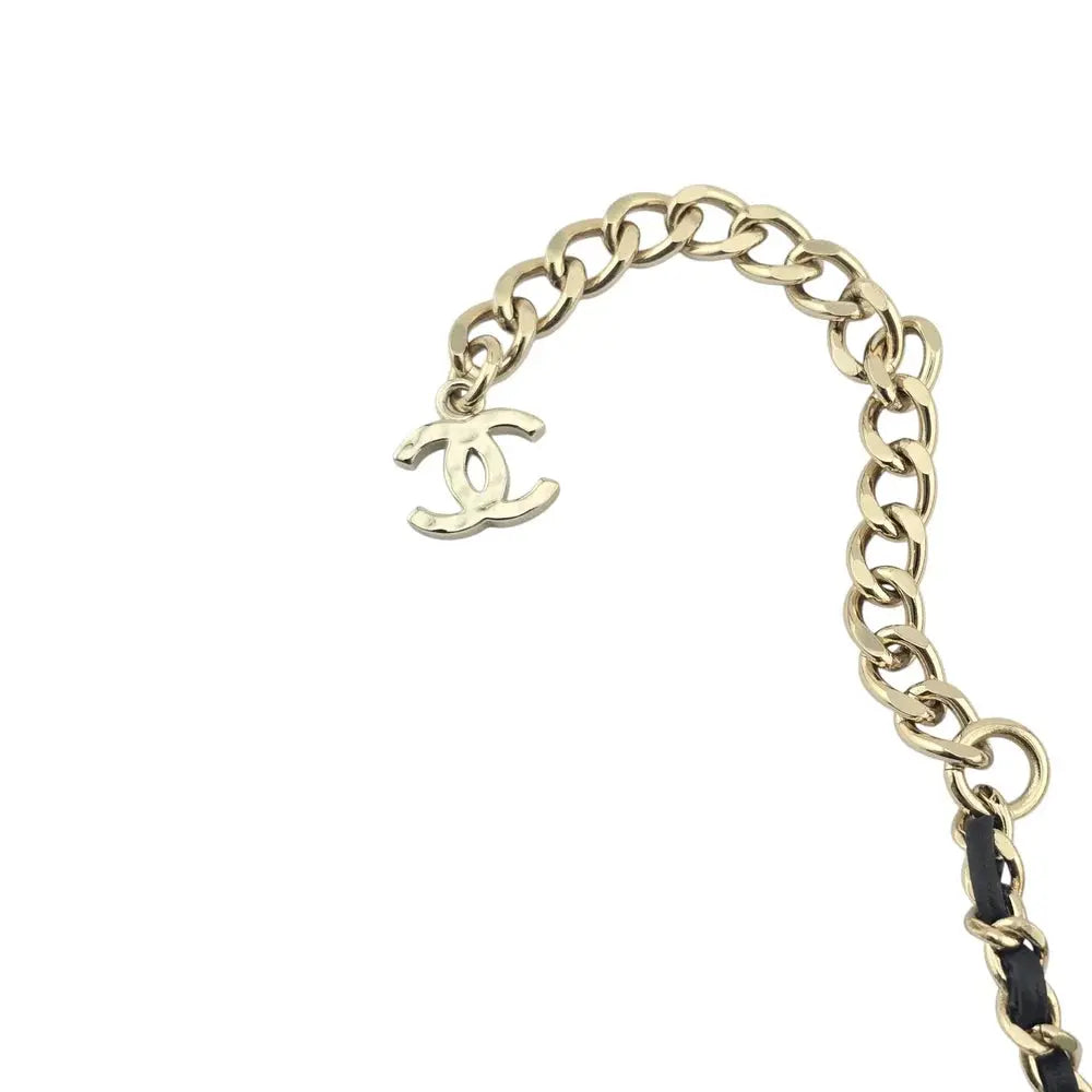 Chanel Black Gold Comb Necklace 22-23FW CHANEL