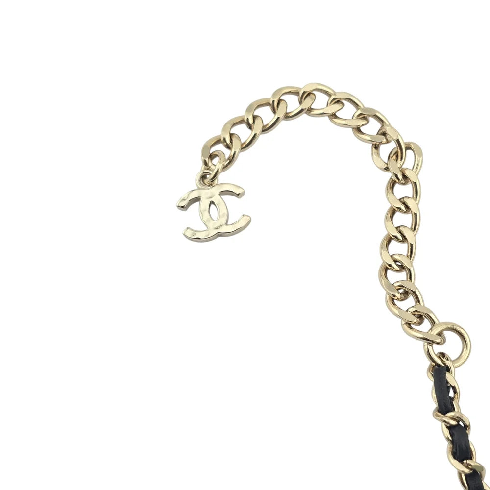 Chanel Black Gold Comb Necklace 22-23FW CHANEL