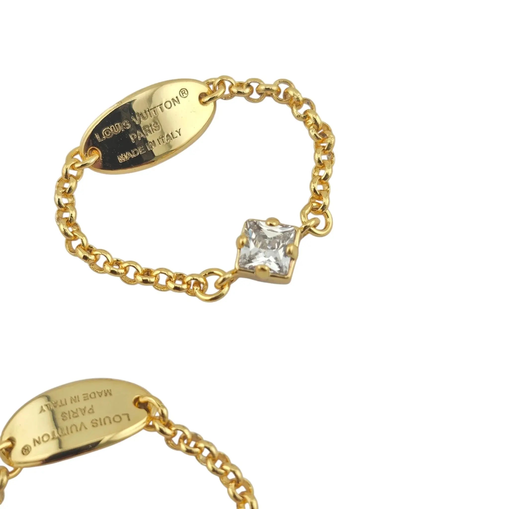 Louis Vuitton LV Lady Ring Set Gold LOUIS VUITTON