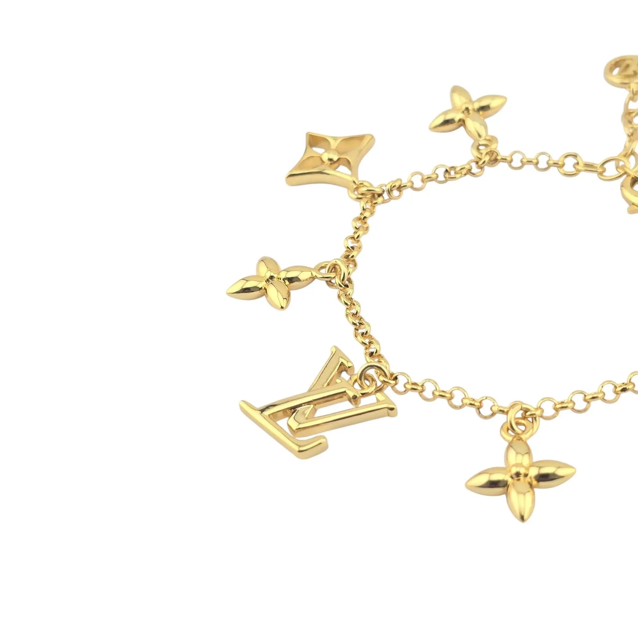 Louis Vuitton LV Iconic Charms Gold Bracelet LOUIS VUITTON