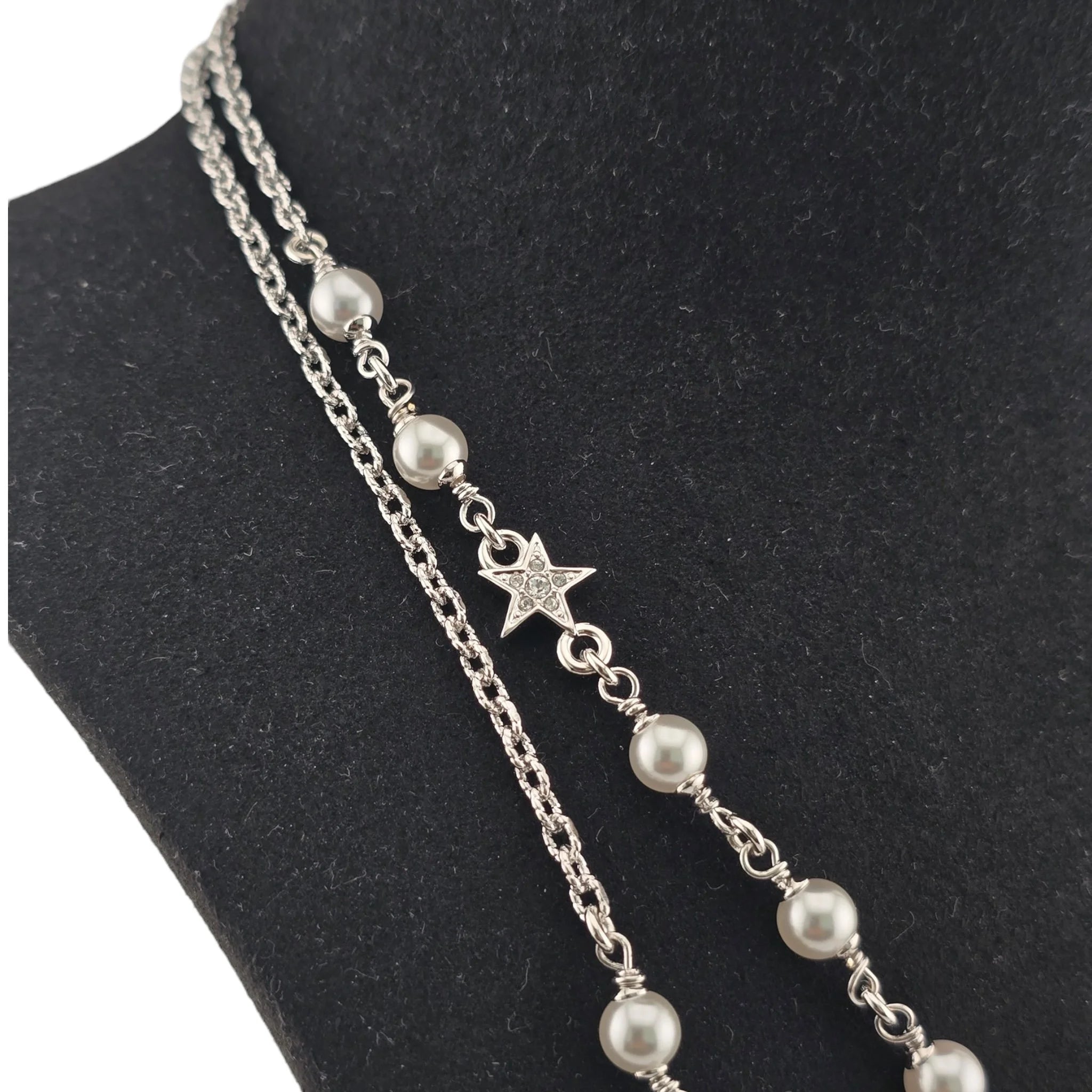 Chanel CC Silver Bird Long Necklace SS25 CHANEL