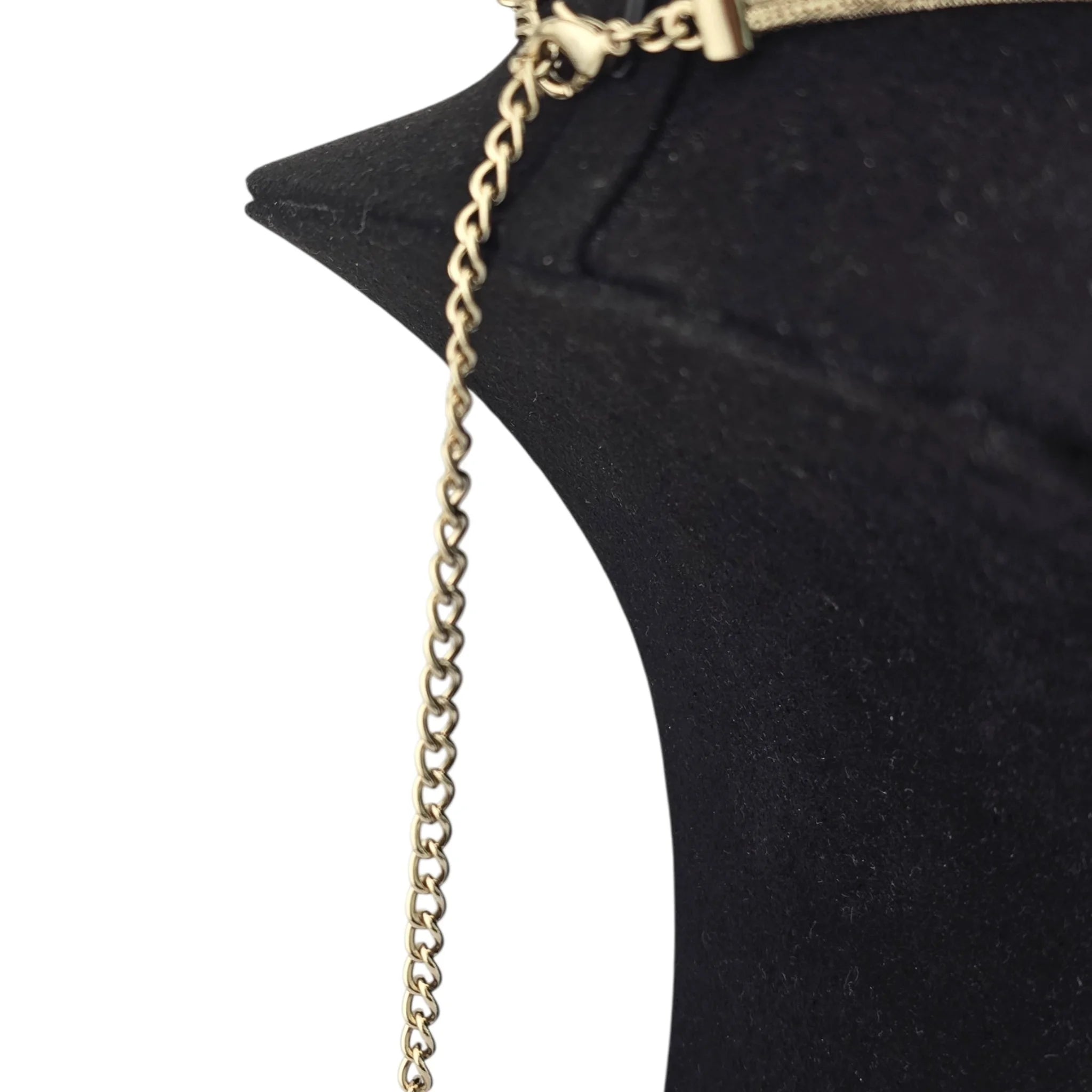 Chanel CC Choker Multi-Strand Gold Necklace 2024 CHANEL