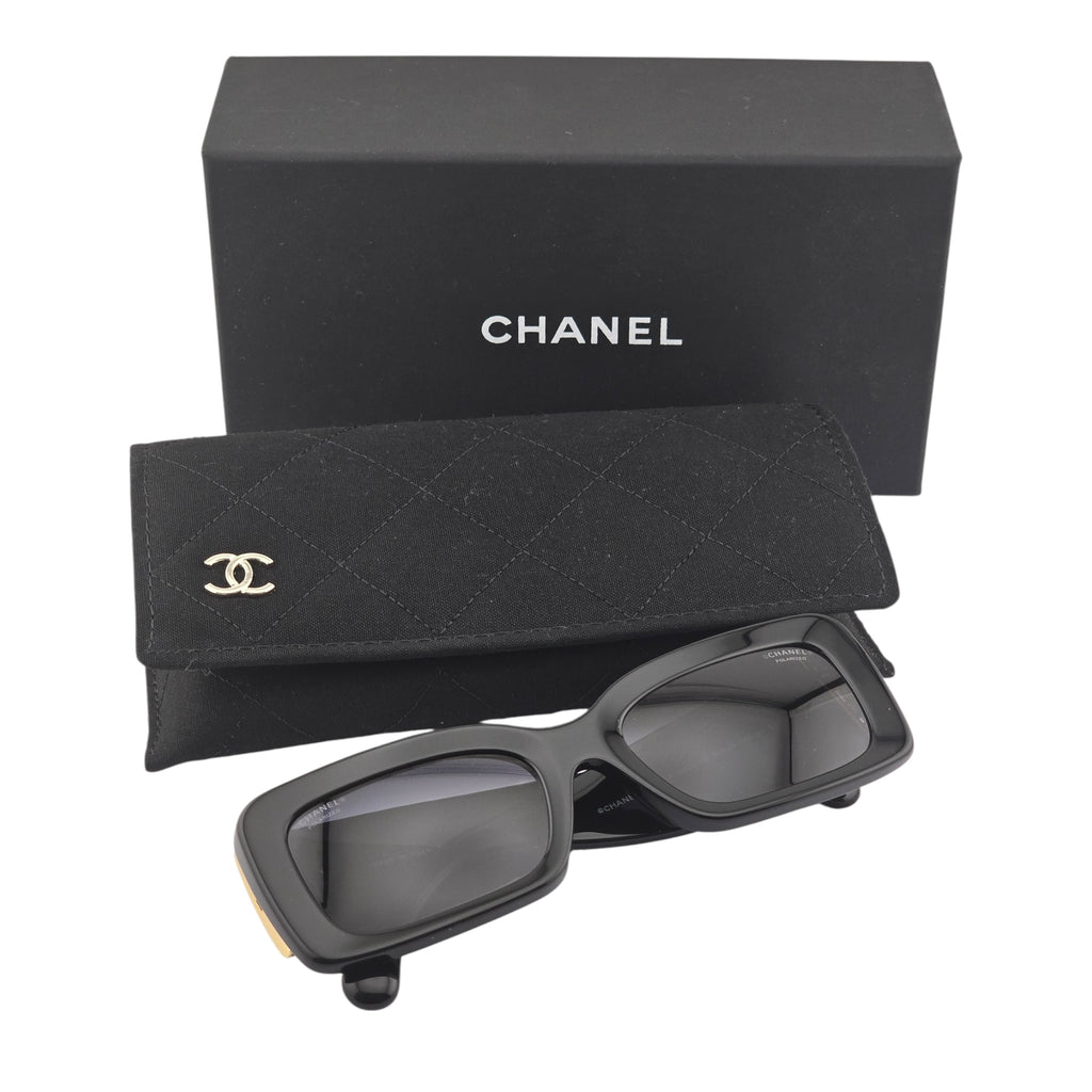 Chanel Acetate Rectangle Sunglasses 5534