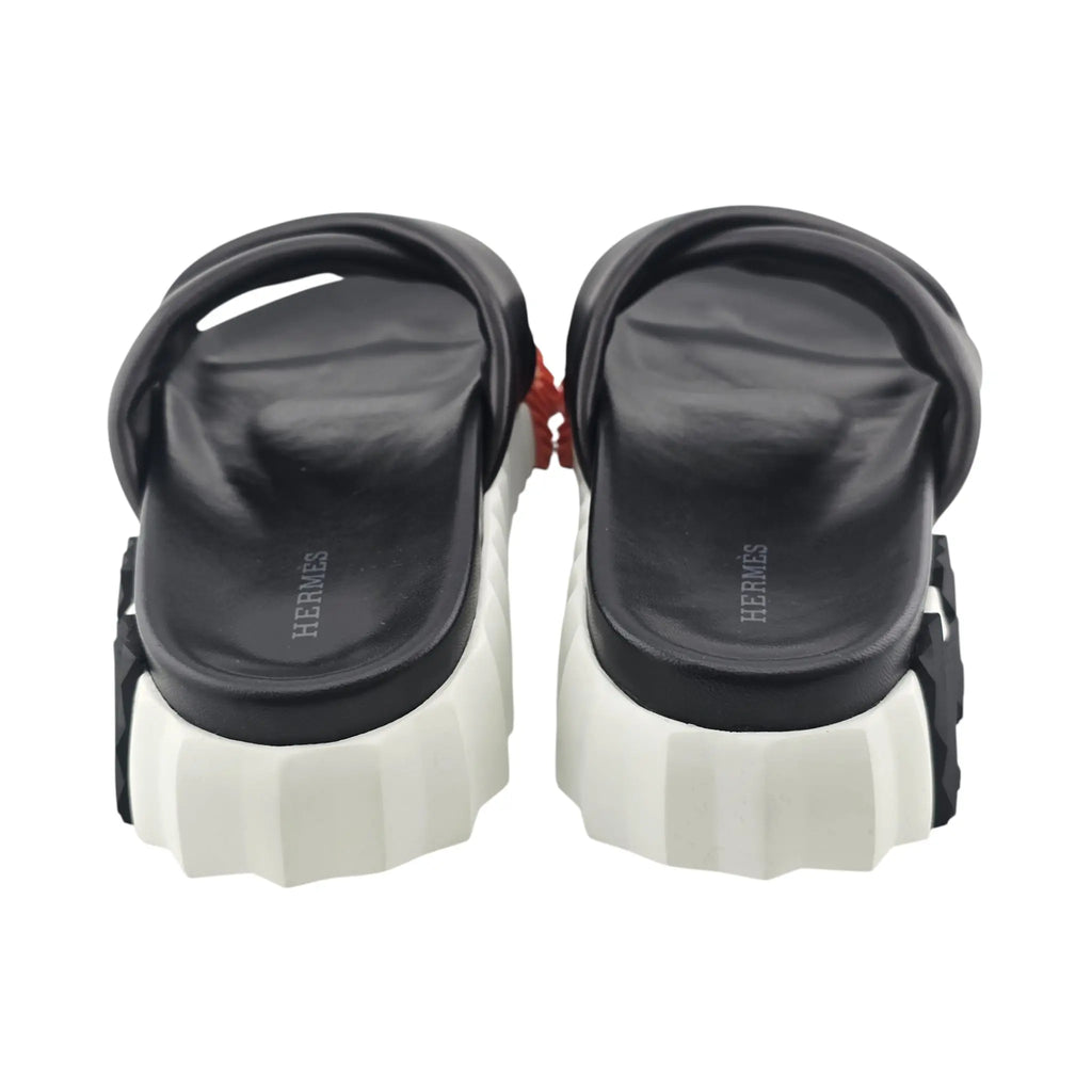 Hermes Infra Noir / Black Sandals 39 UK6 HERMES