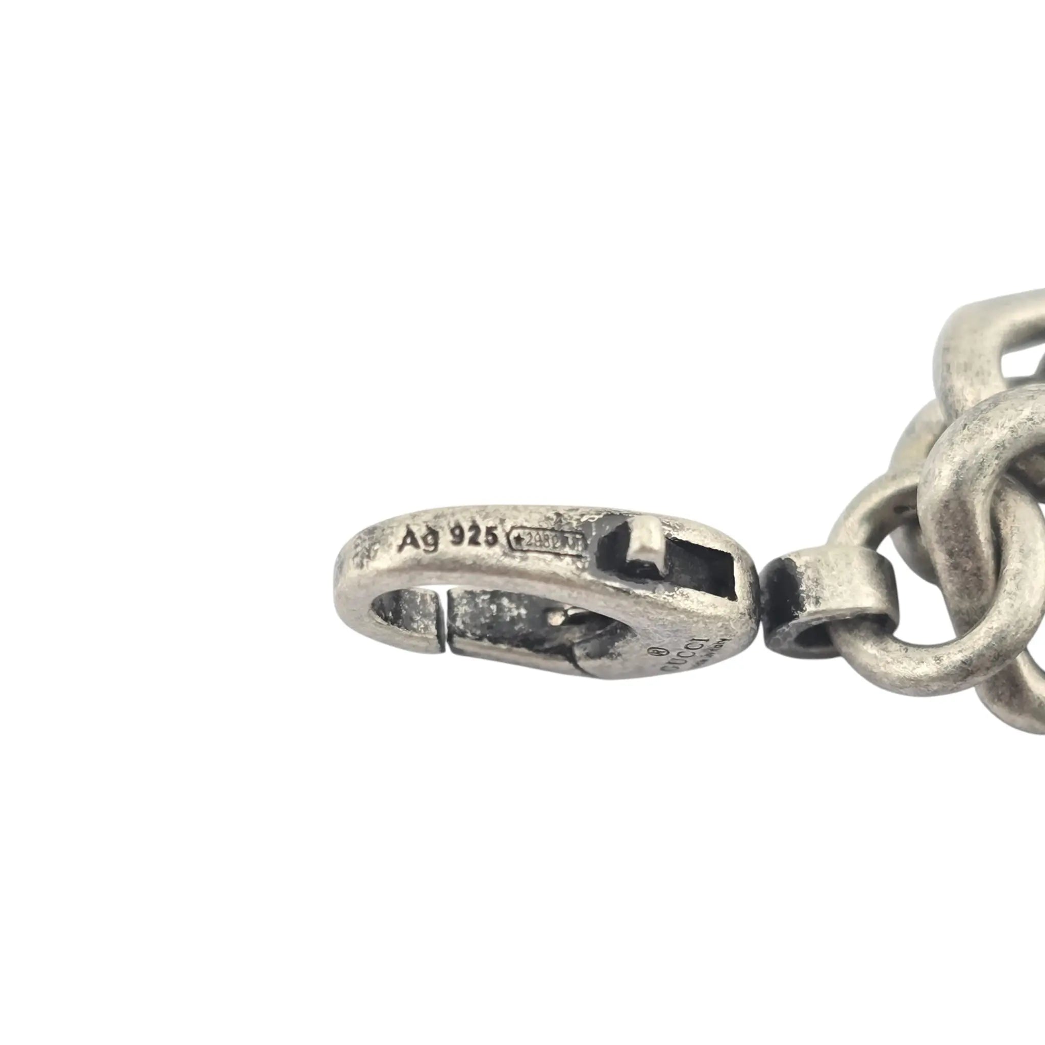 GUCCI GG 925 Sterling Silver Bracelet GUCCI