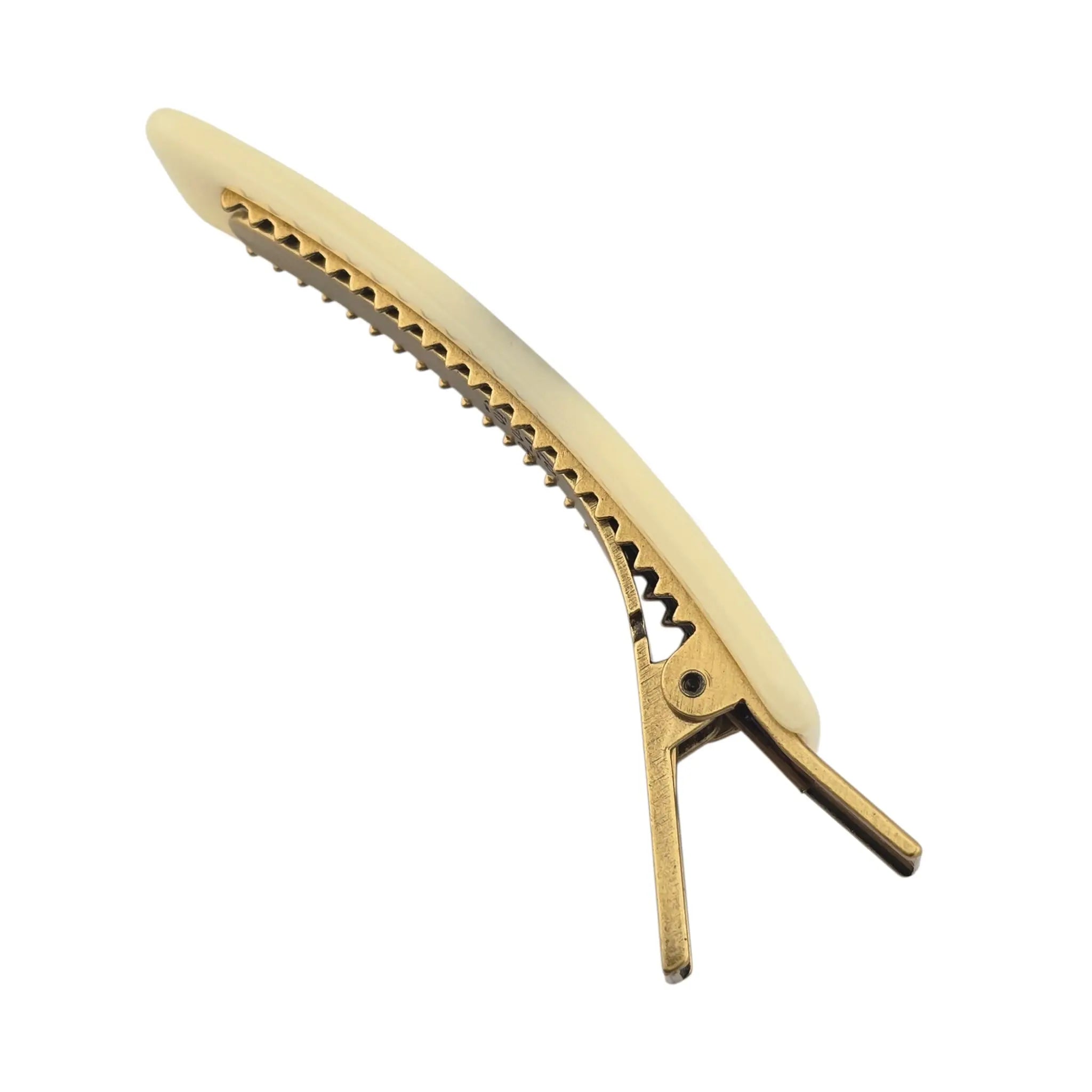 GUCCI GG Resin Crystal Star Hair Clip White GUCCI