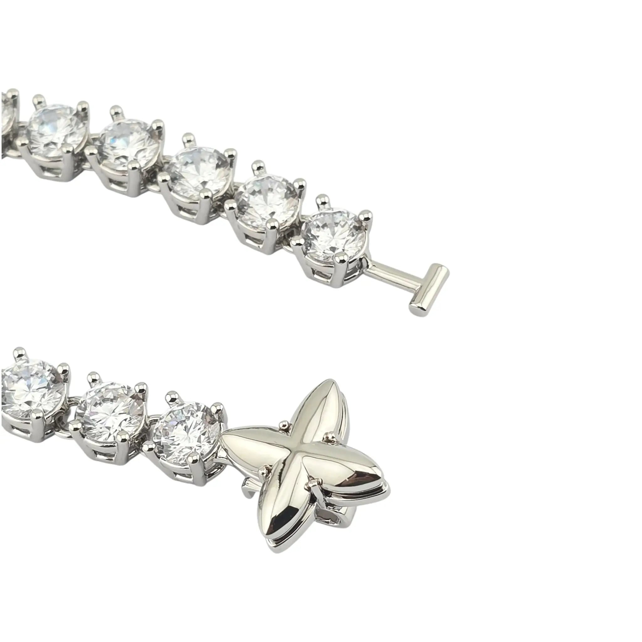 Louis Vuitton LV Crystal Silver Bracelet LOUIS VUITTON
